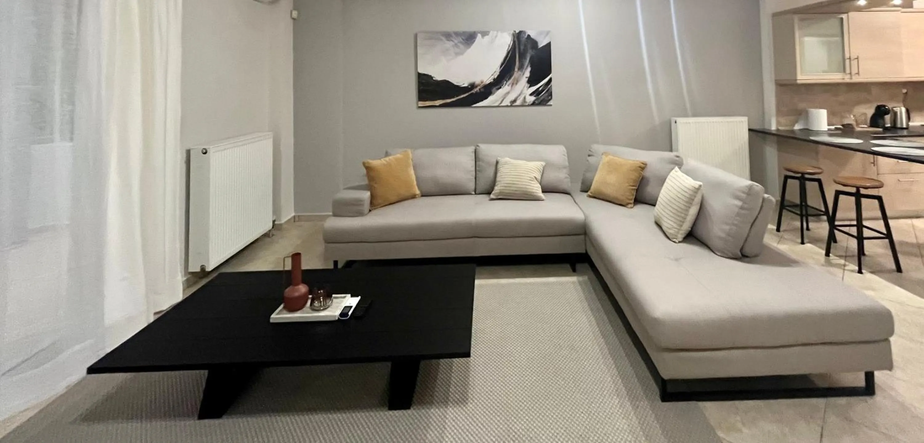 Living room in Hector Apartment Airport by Airstay