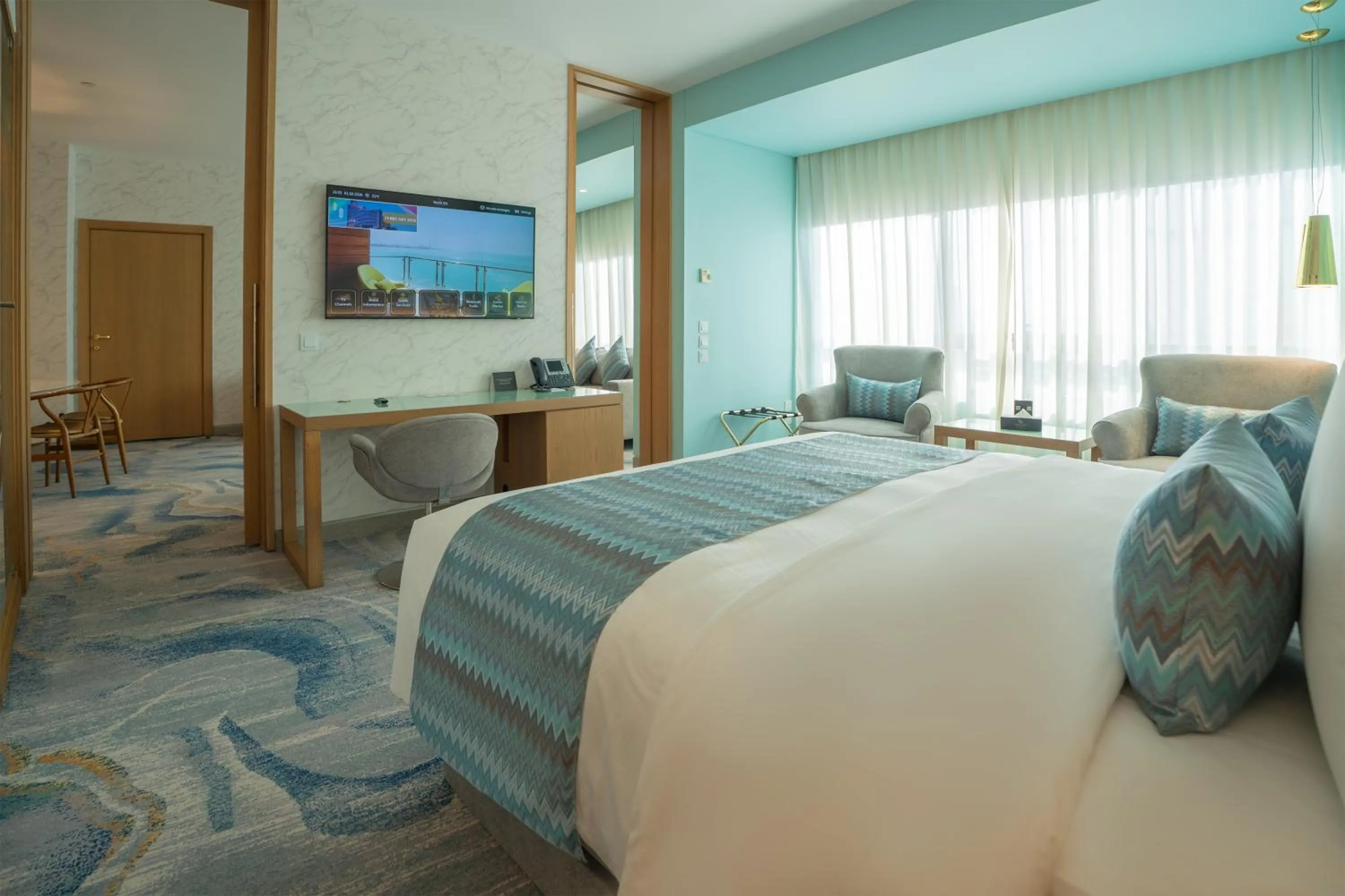 Bedroom, Bed in Symphony Style Hotel Kuwait