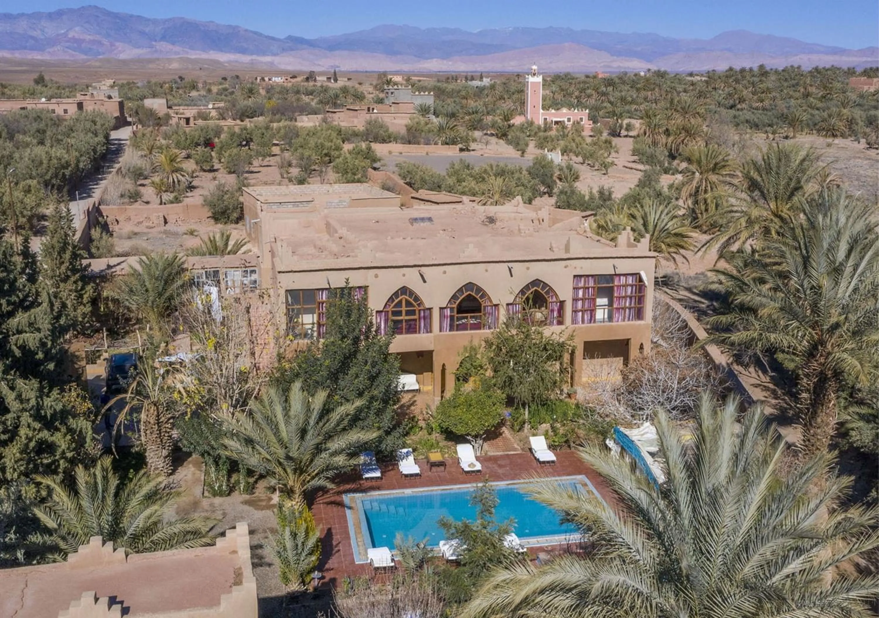 Garden view in Bassatine Skoura