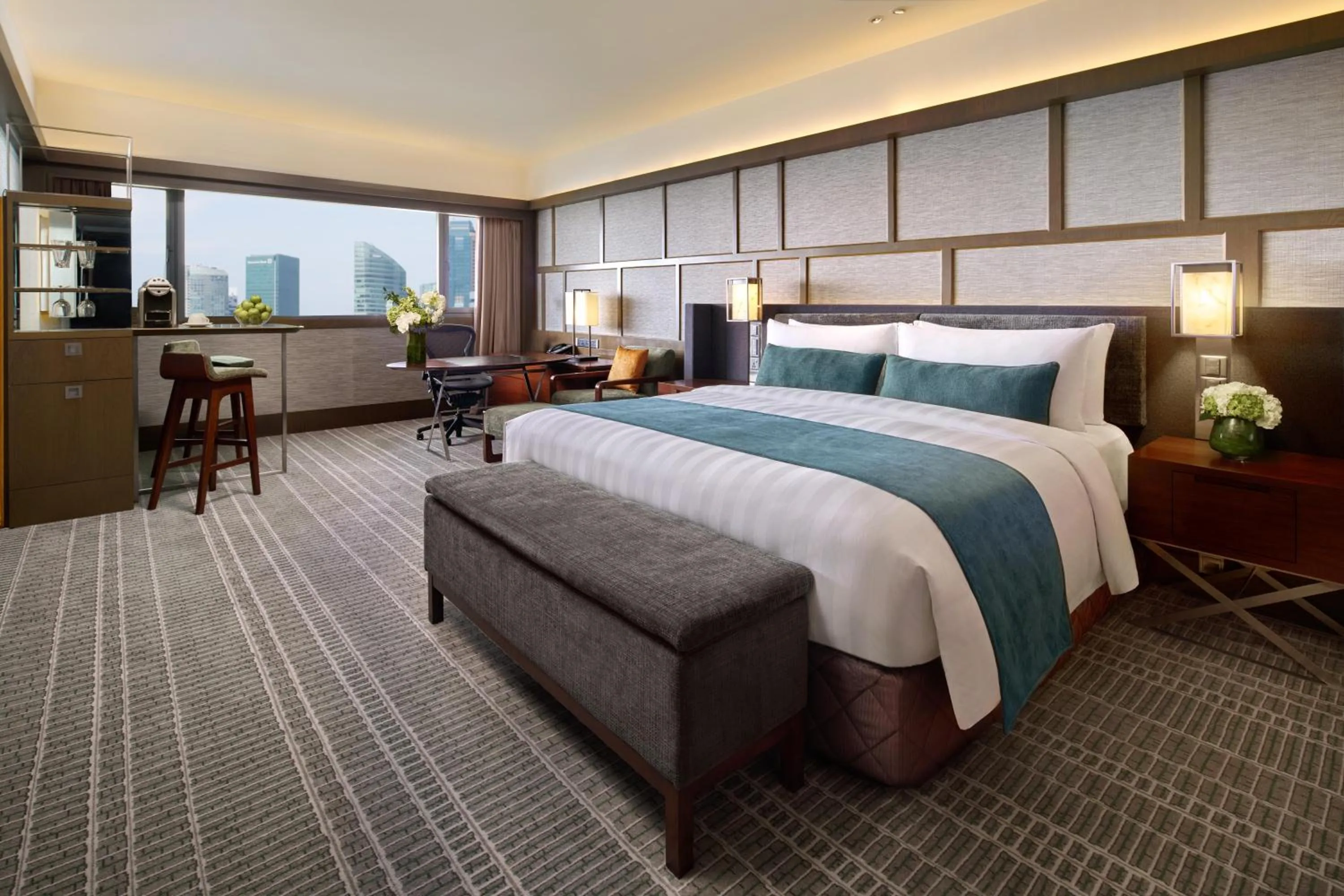 Bedroom, Bed in Pan Pacific Singapore