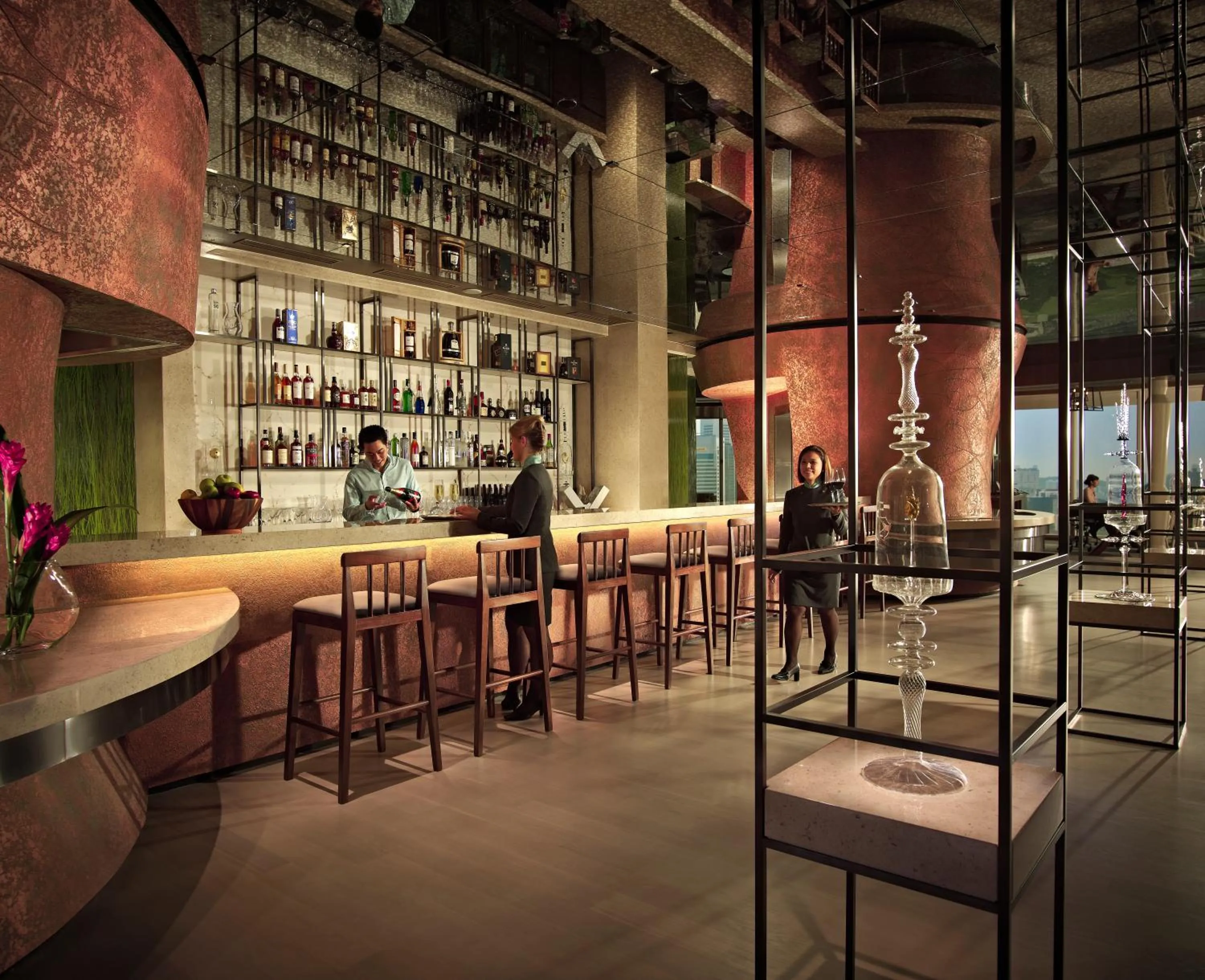 Lounge or bar in Pan Pacific Singapore