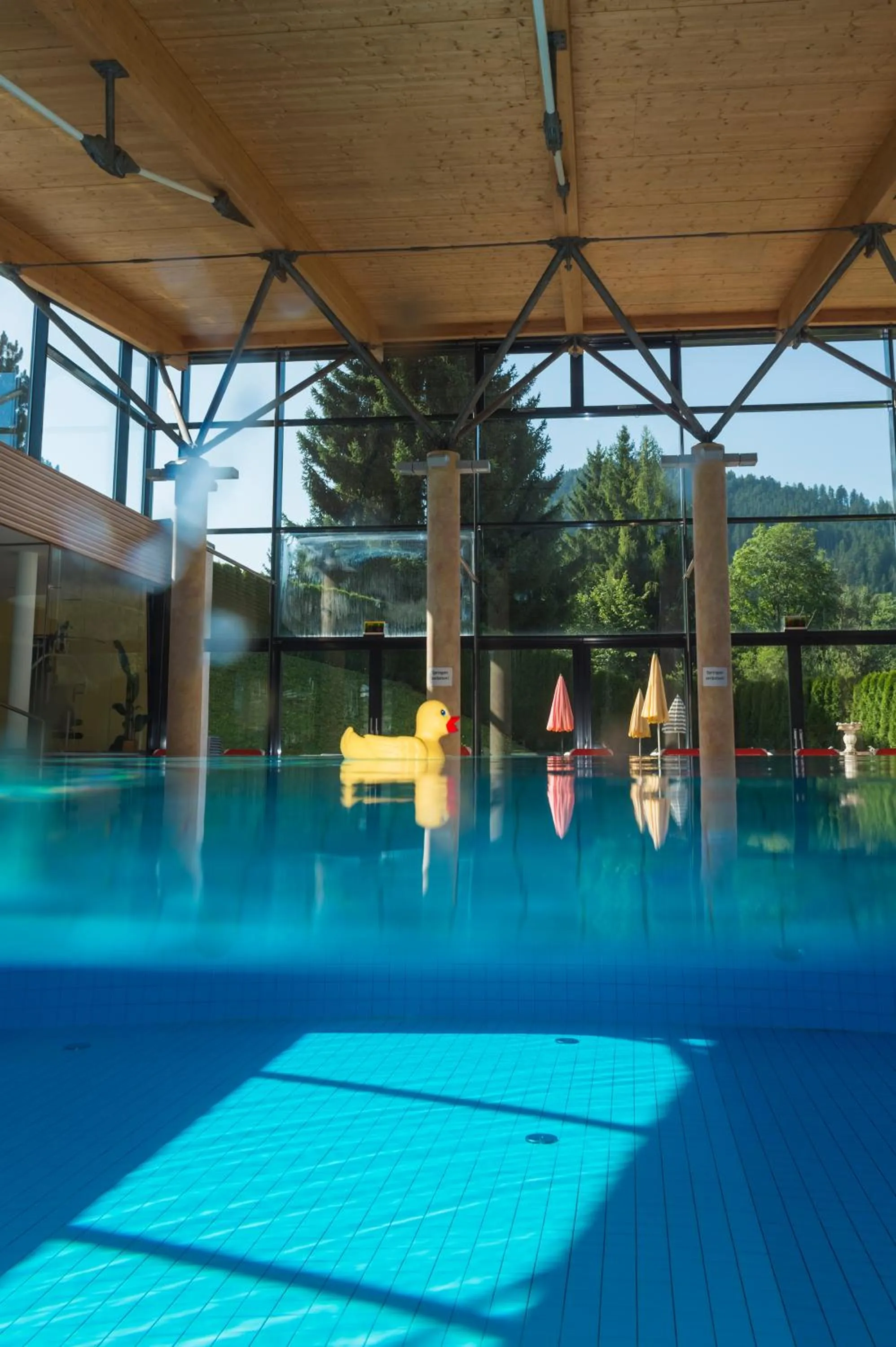 Pool view in Bruggerhof - Camping, Restaurant, Hotel