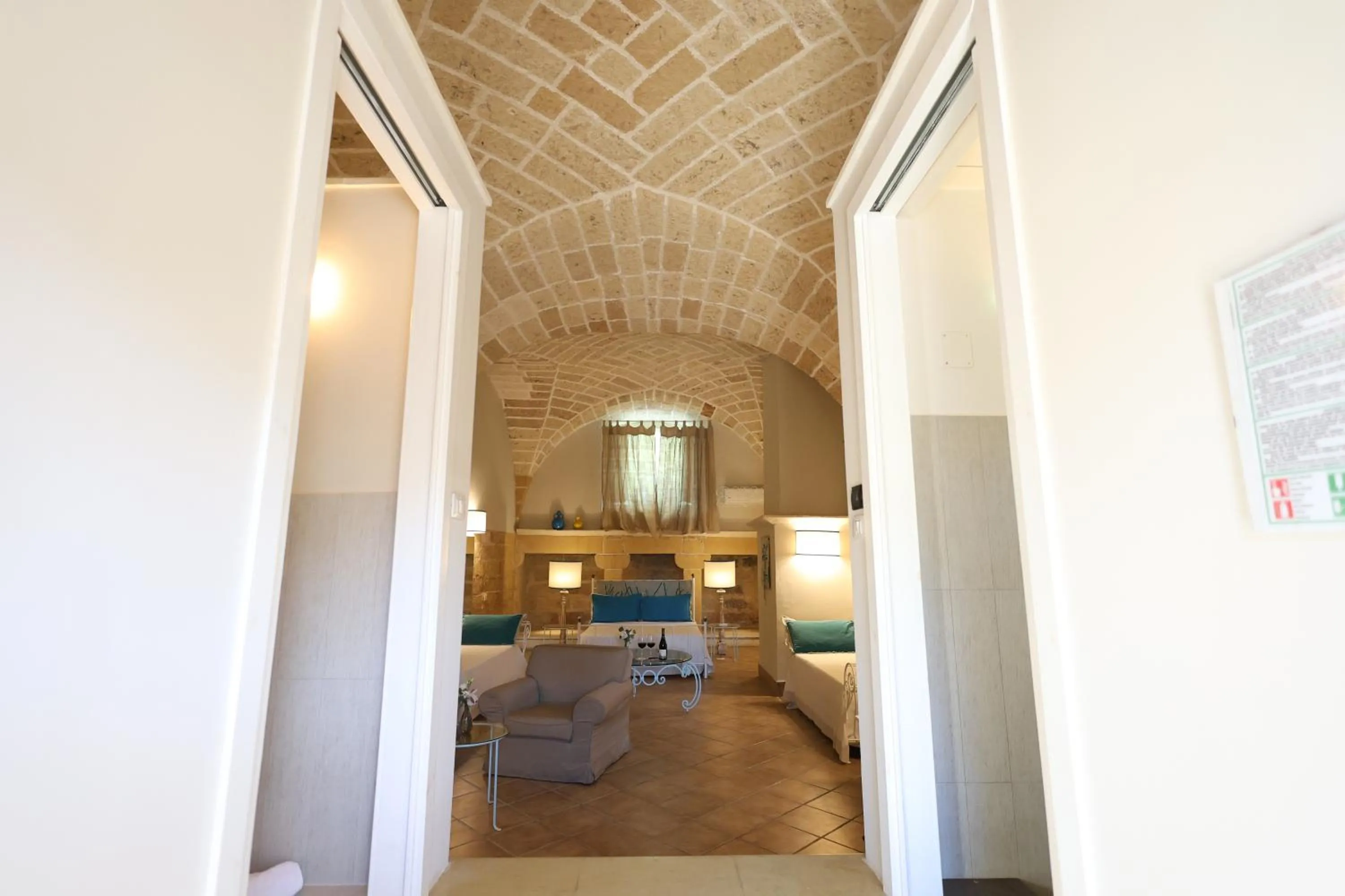 Decorative detail in Tenuta Monacelli Lecce