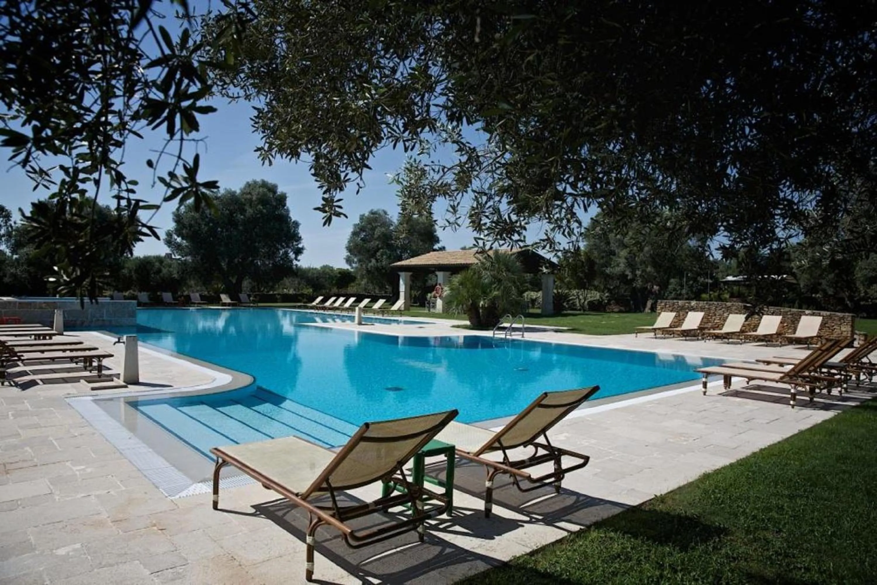 Pool view in Tenuta Monacelli Lecce