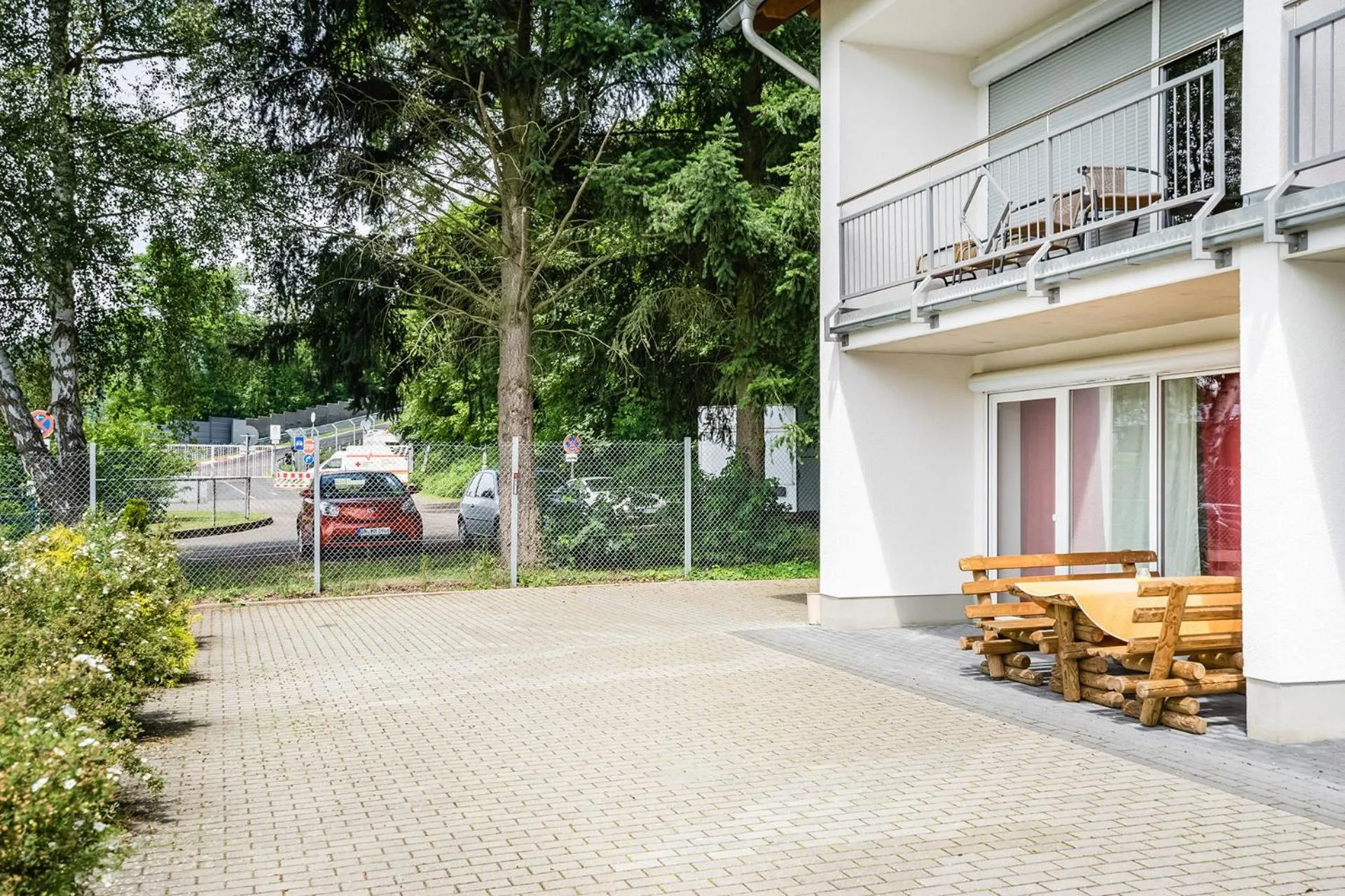 Patio in Hotel an der Nordschleife