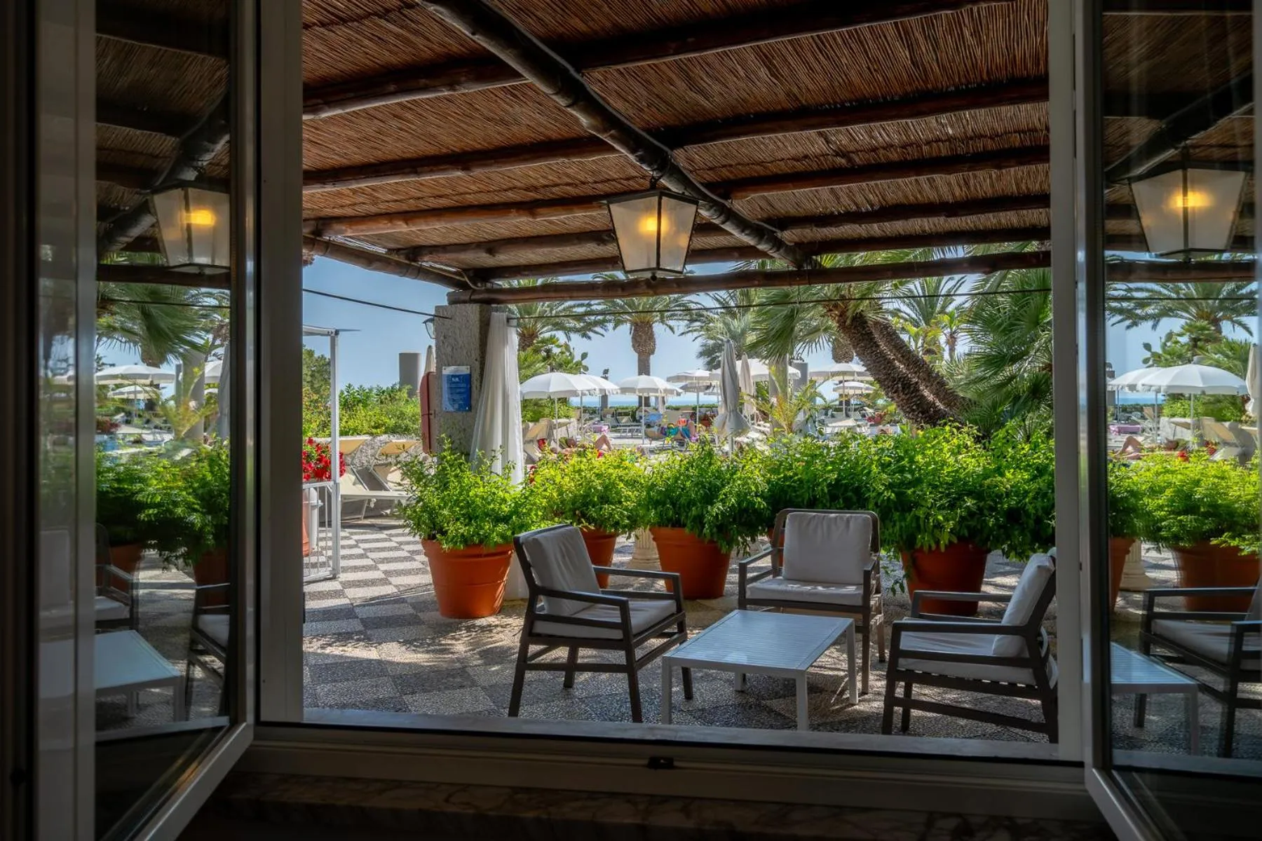 Patio in Borgo Romantica - Resort & Spa