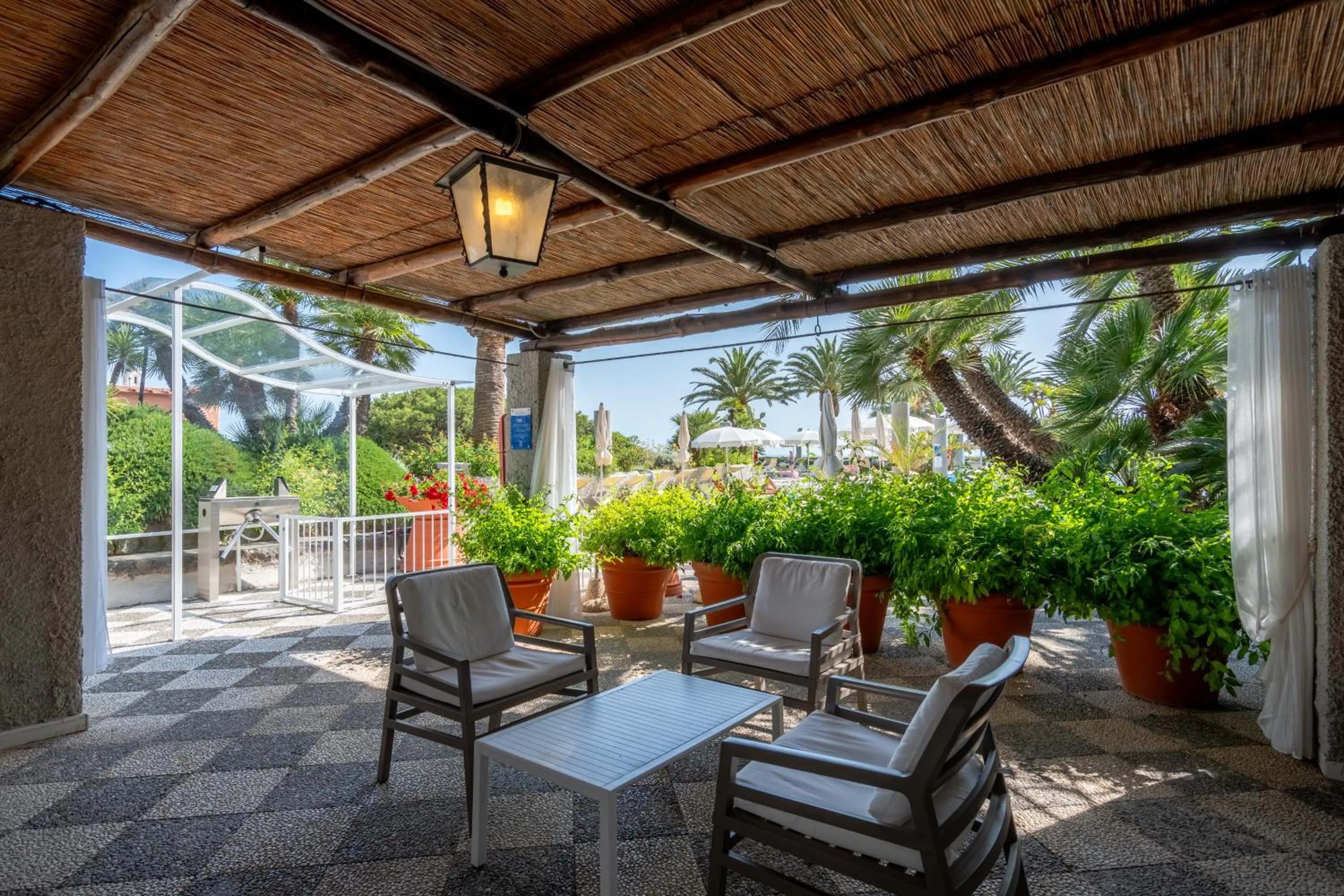 Patio in Borgo Romantica - Resort & Spa