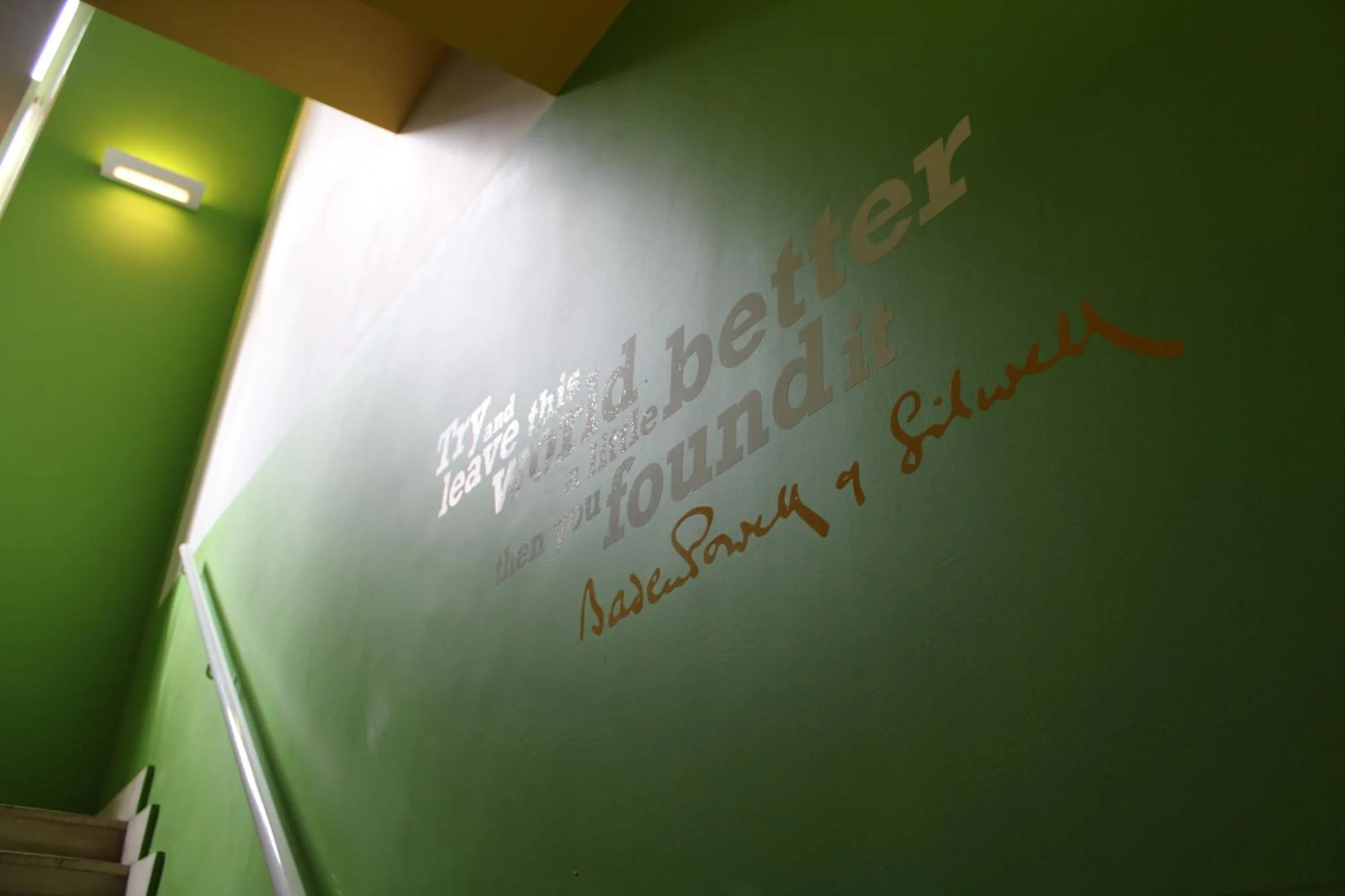 Decorative detail in Roma Scout Center