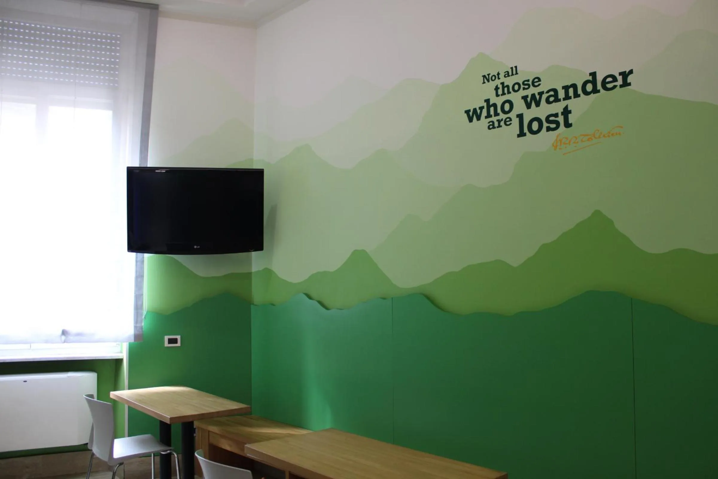 Communal lounge/ TV room in Roma Scout Center