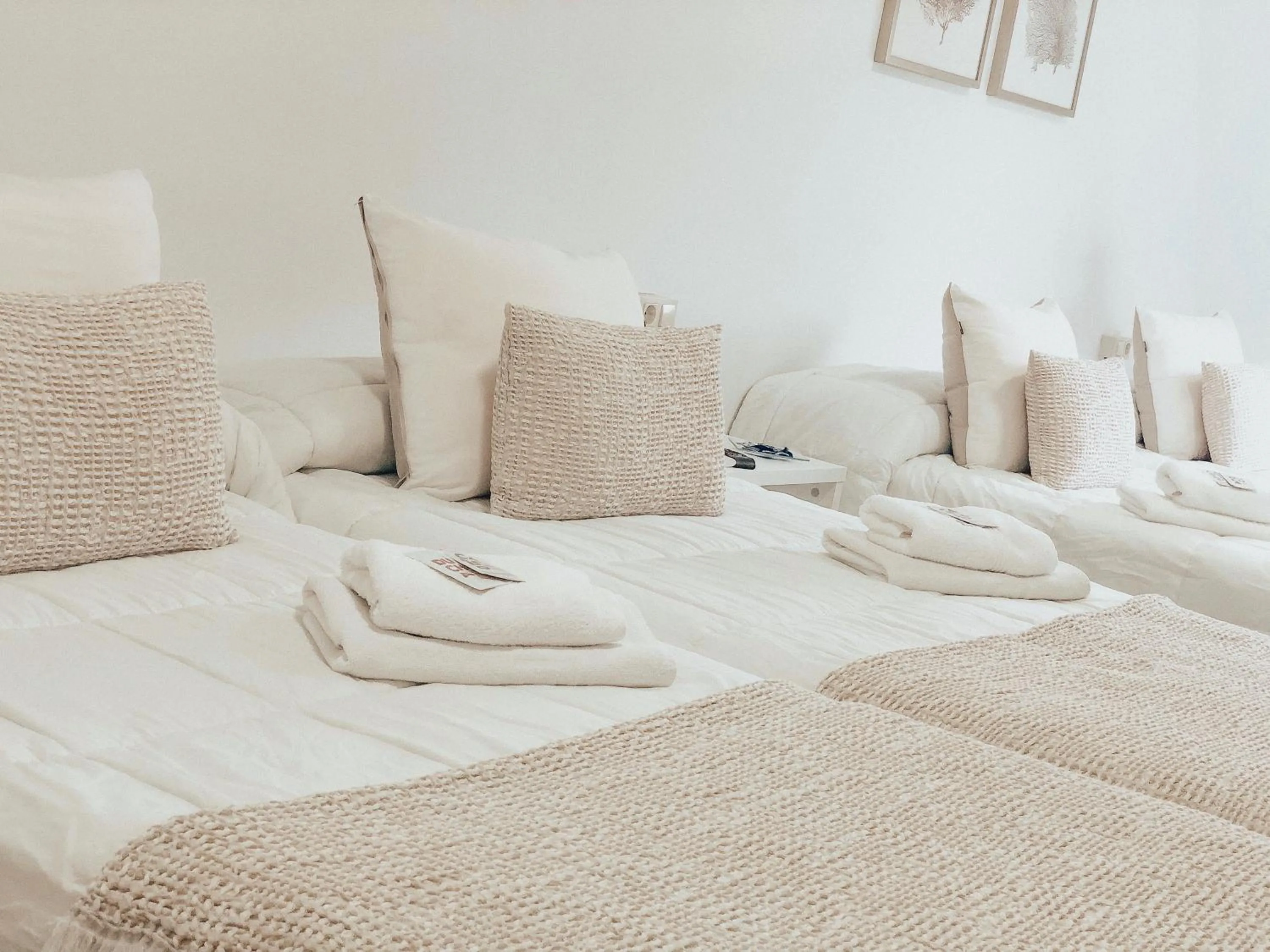 Bed in Pensión As Burgas