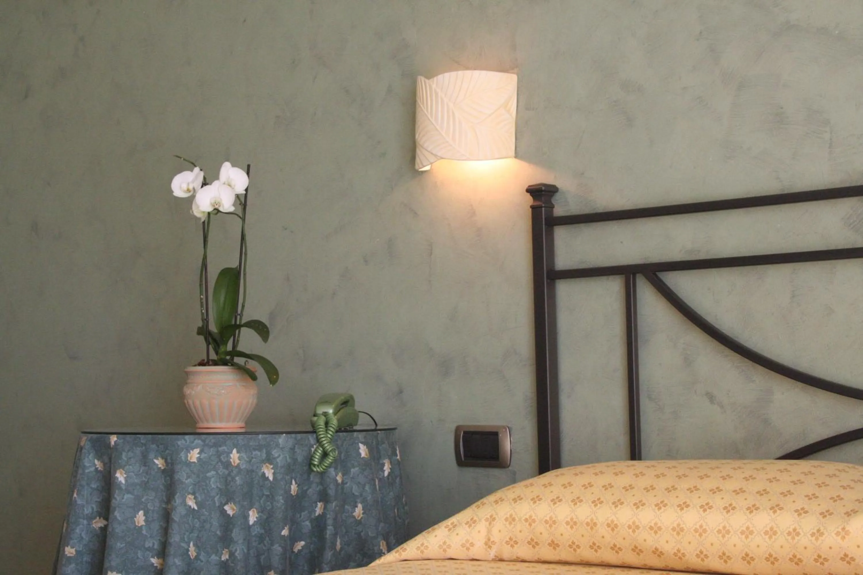 Decorative detail, Bed in Hotel Diamante