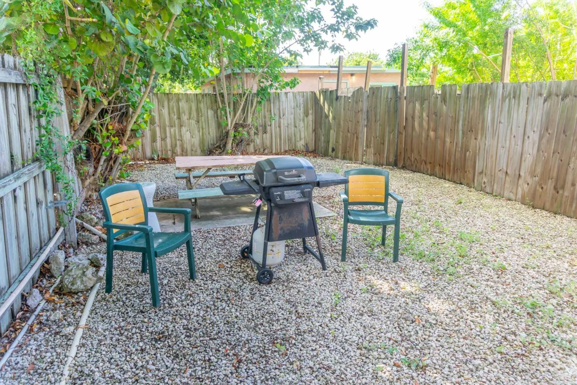 Patio in Key Largo Cottages