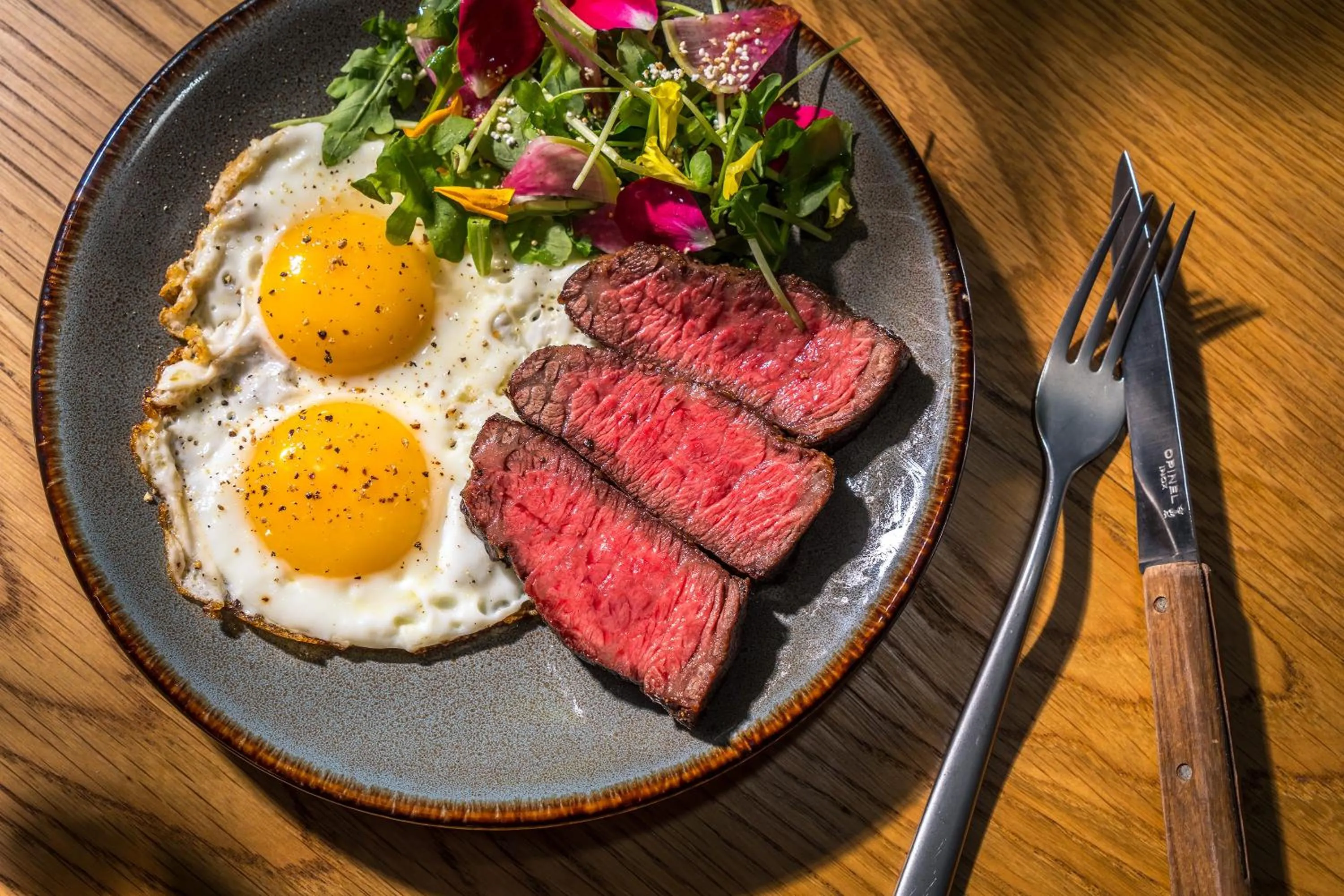 Food close-up in MADE Hotel