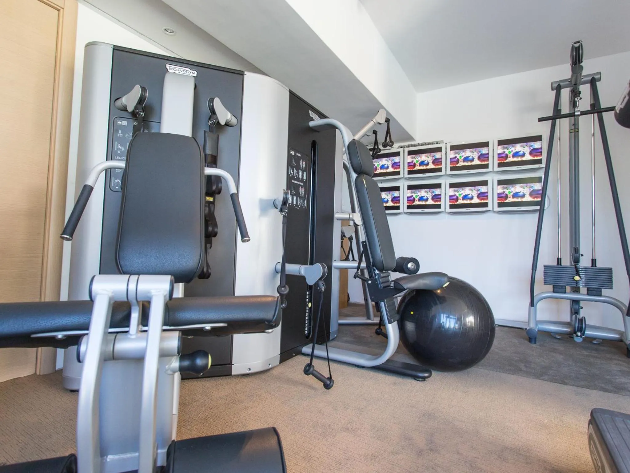 Fitness centre/facilities in Hotel Revellata & Spa