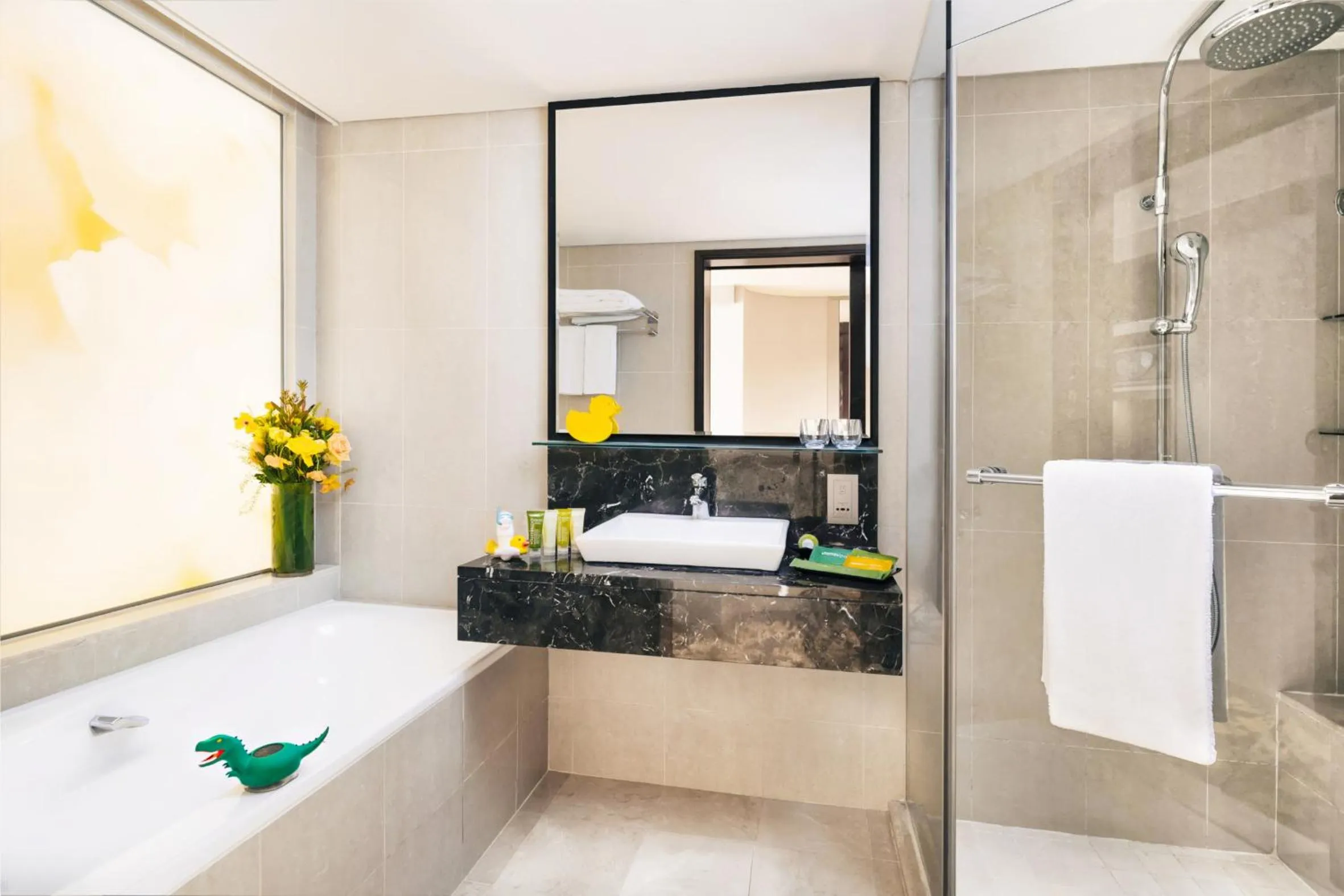 Shower in Royal Plaza on Scotts