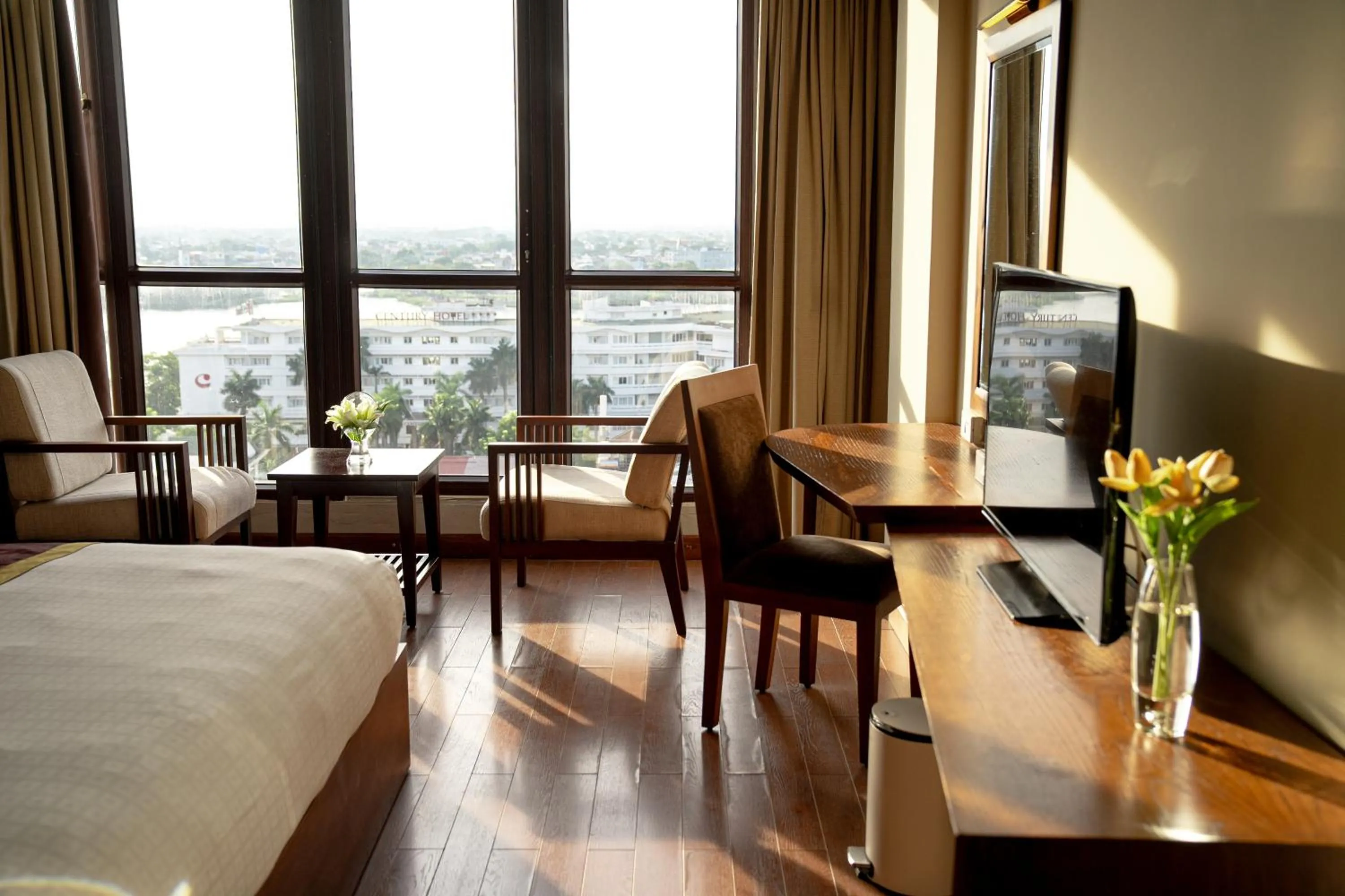 View (from property/room), Bed in Asia Hotel Hue