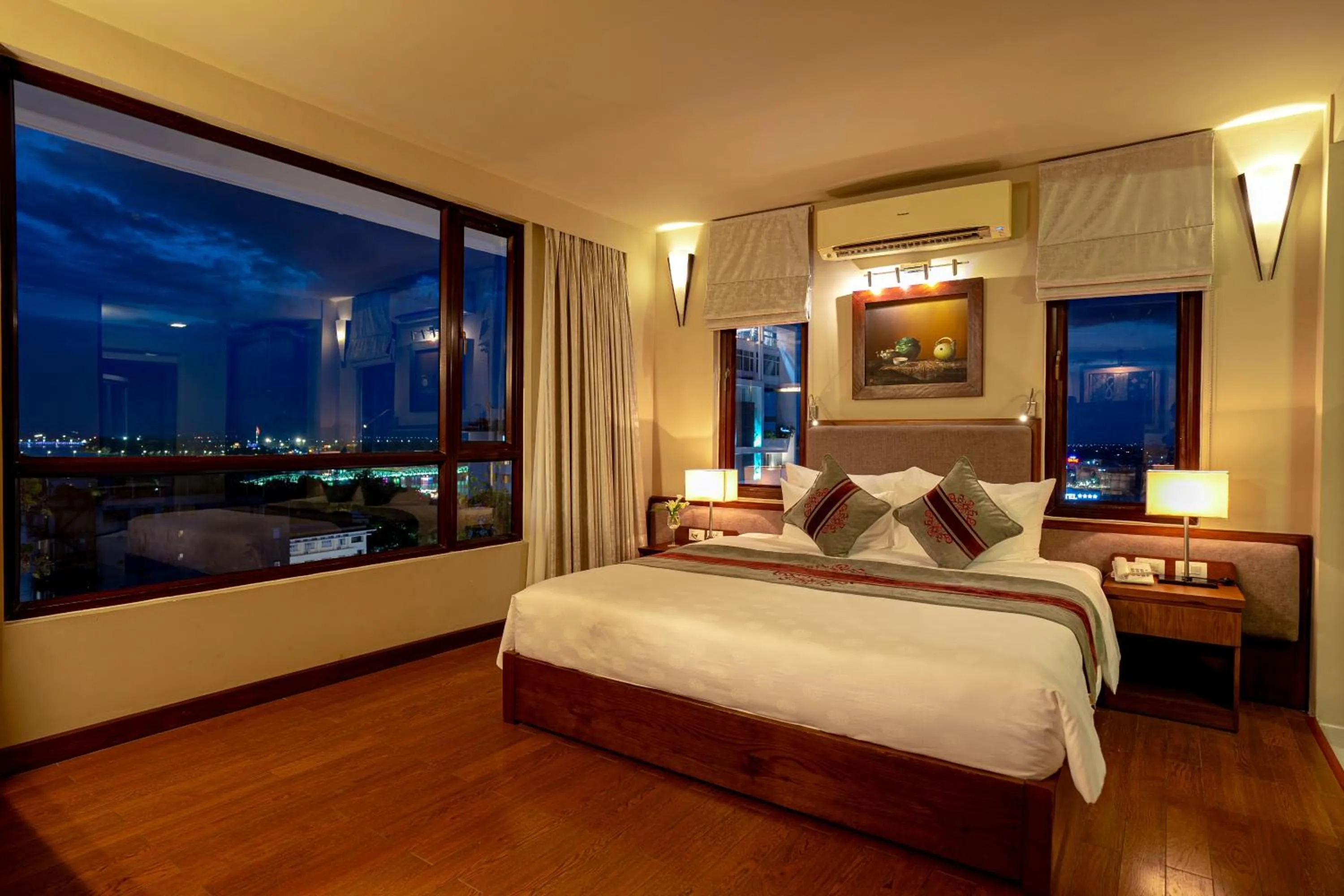 View (from property/room), Bed in Asia Hotel Hue