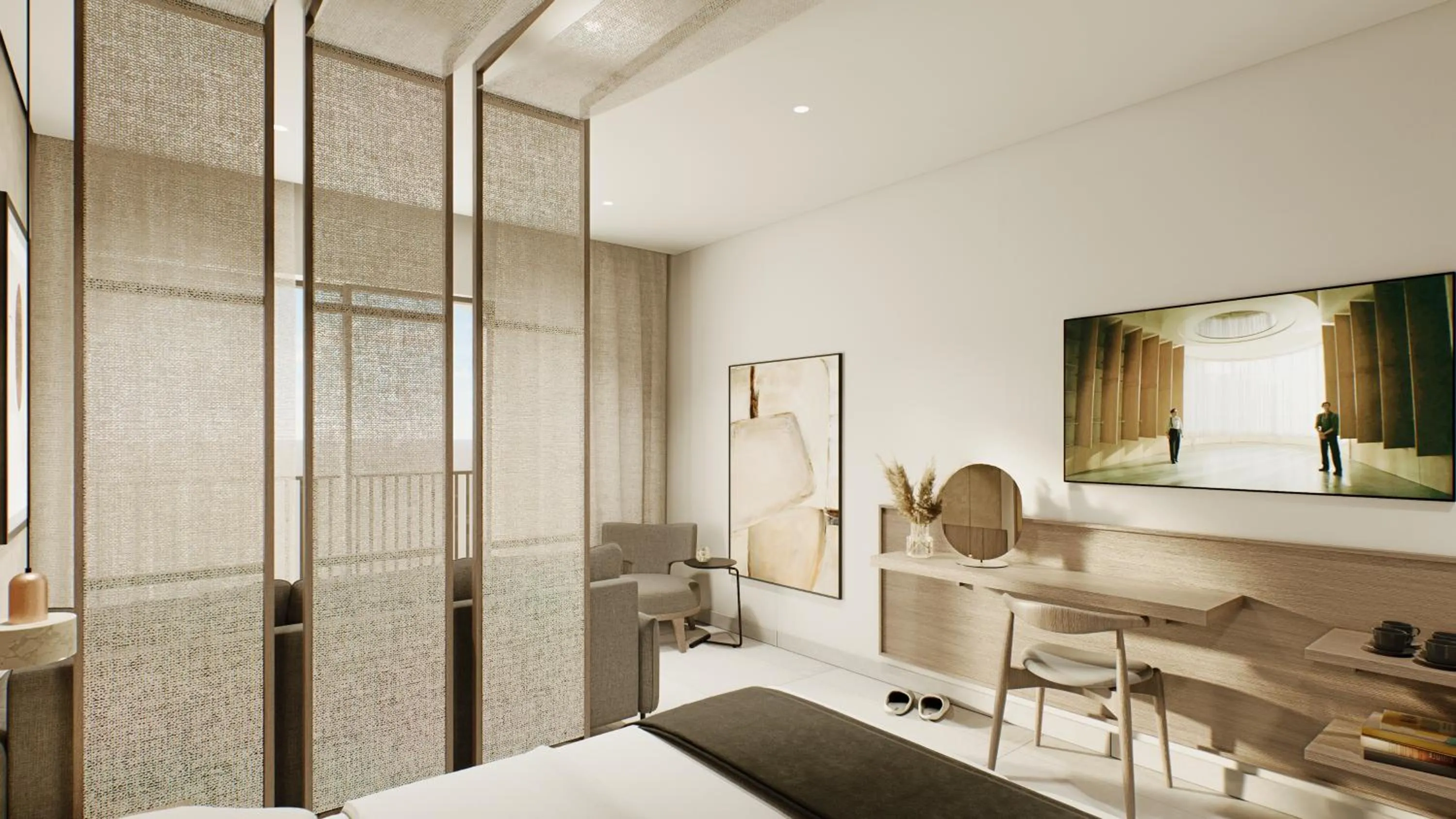 Bed in Diana Palace Hotel Zakynthos