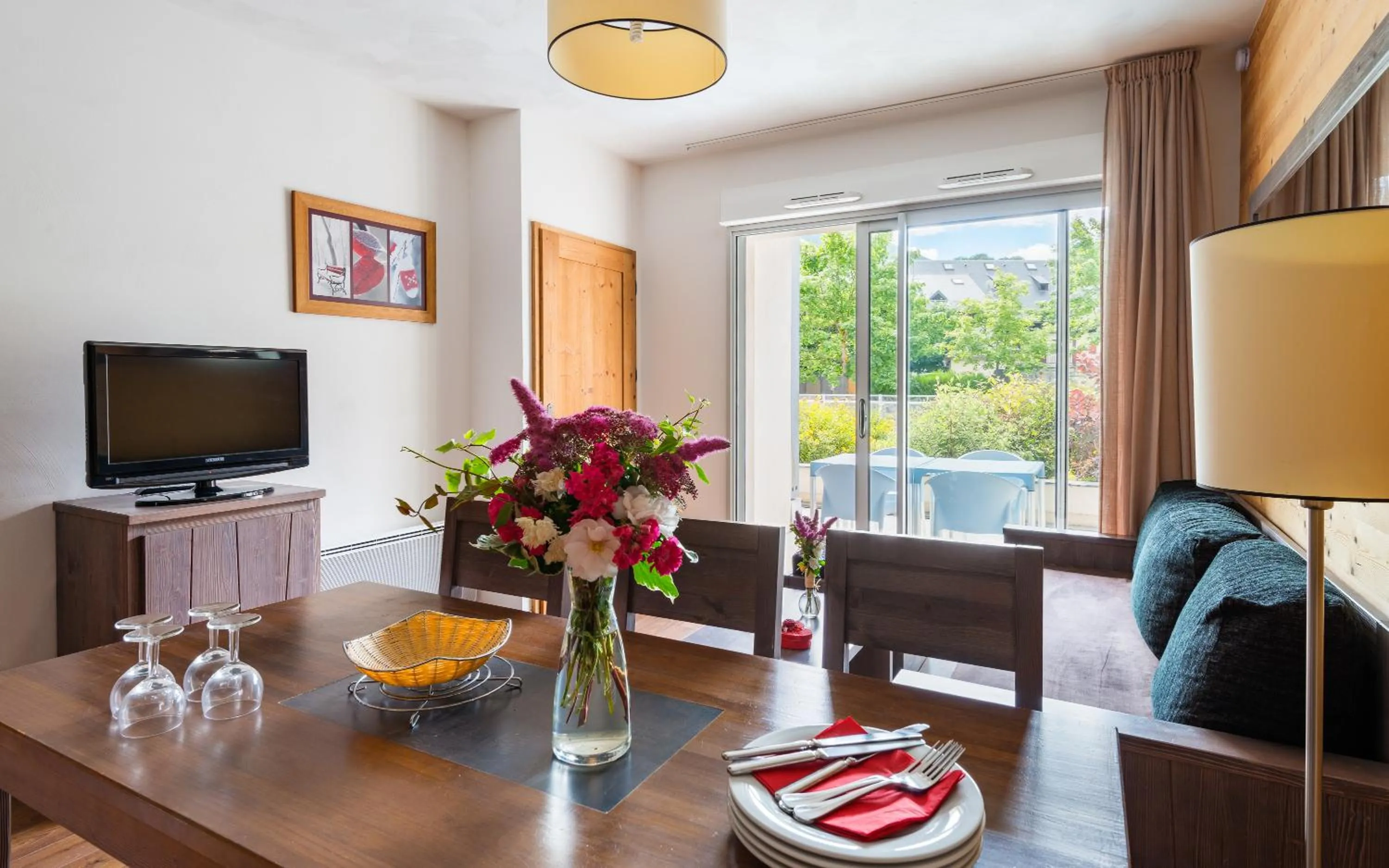 Living room in Lagrange Vacances Le Clos Saint Hilaire