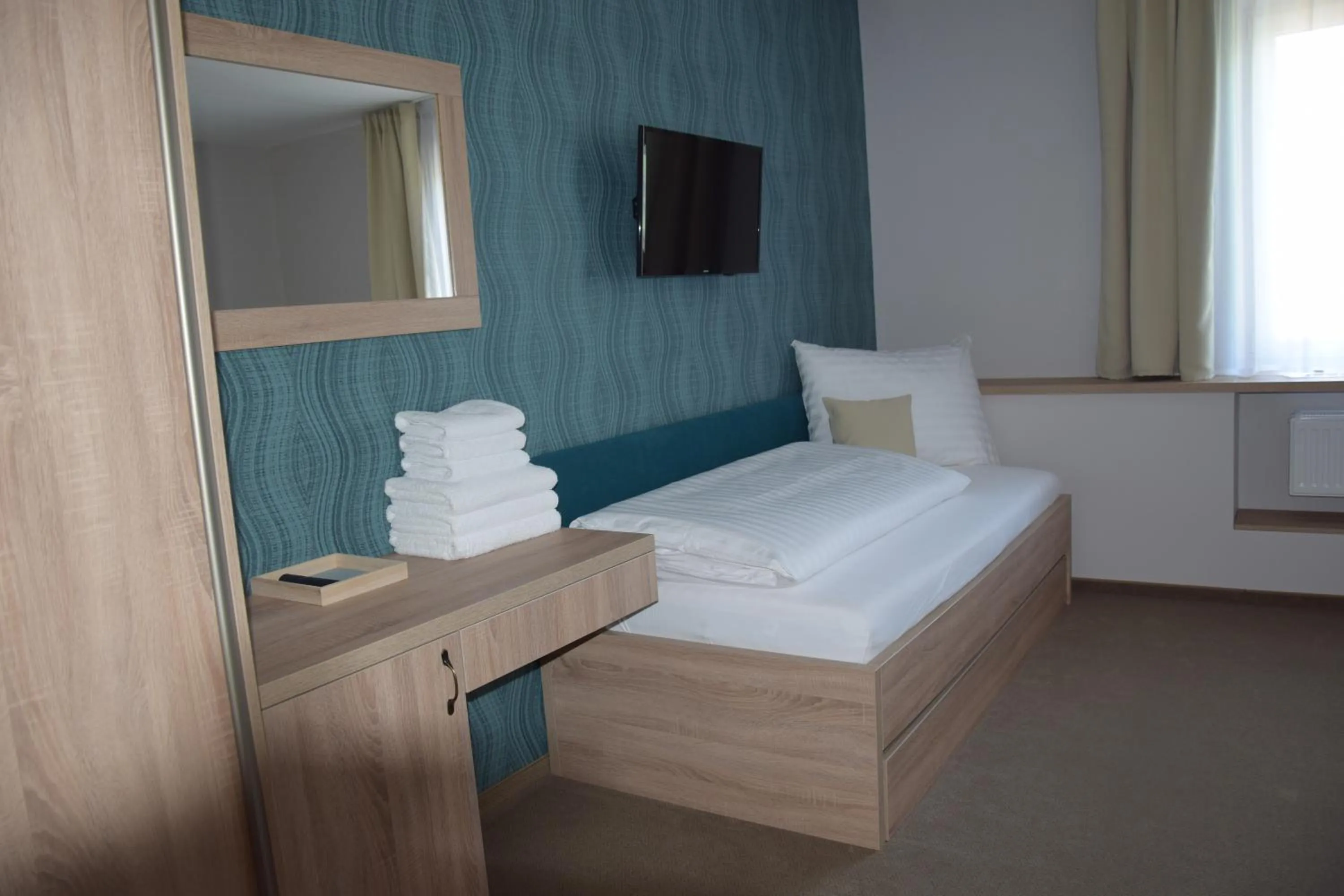 Bed in Hotel Rokiten