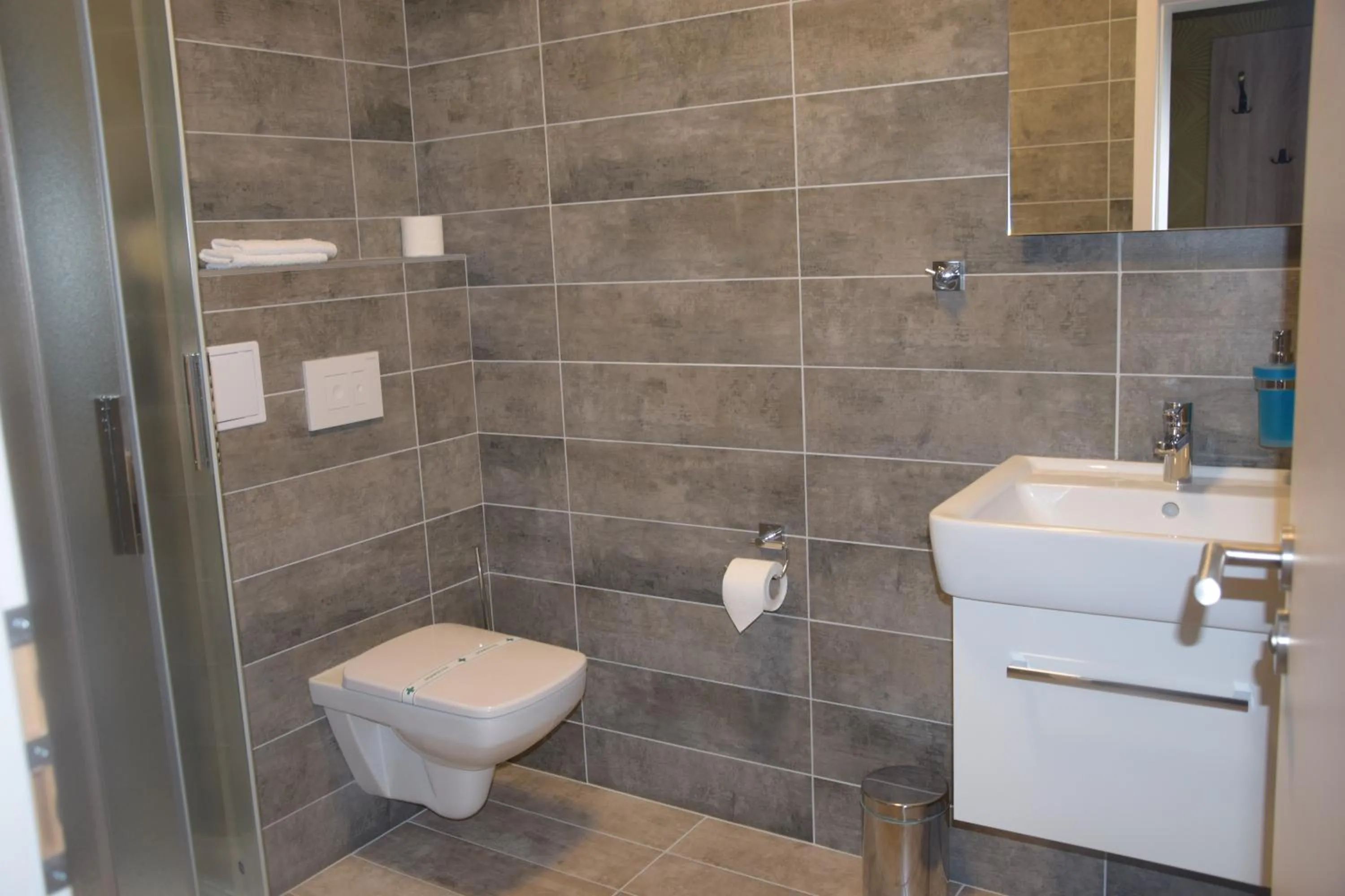 Bathroom in Hotel Rokiten