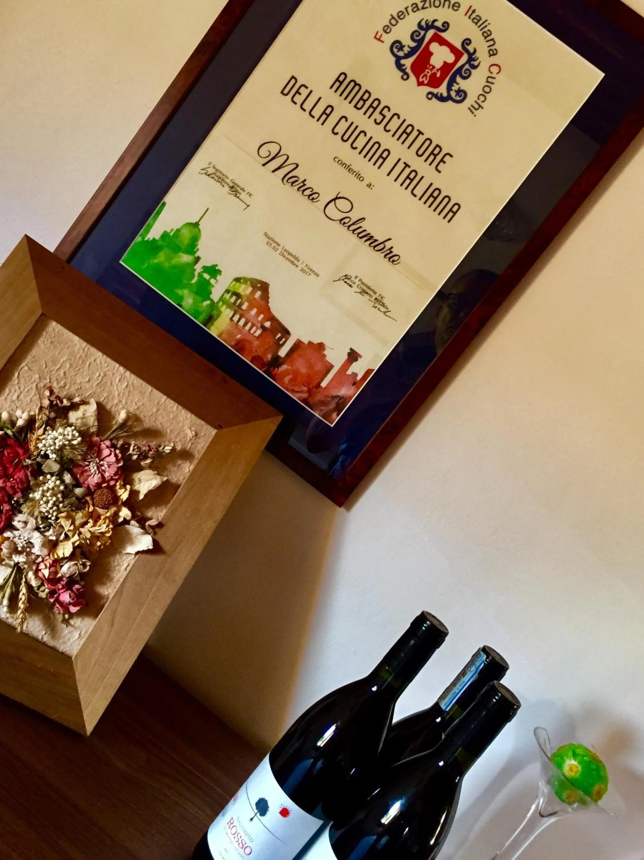 Certificate/Award in Locanda Vesuna Hotel Countryhouse