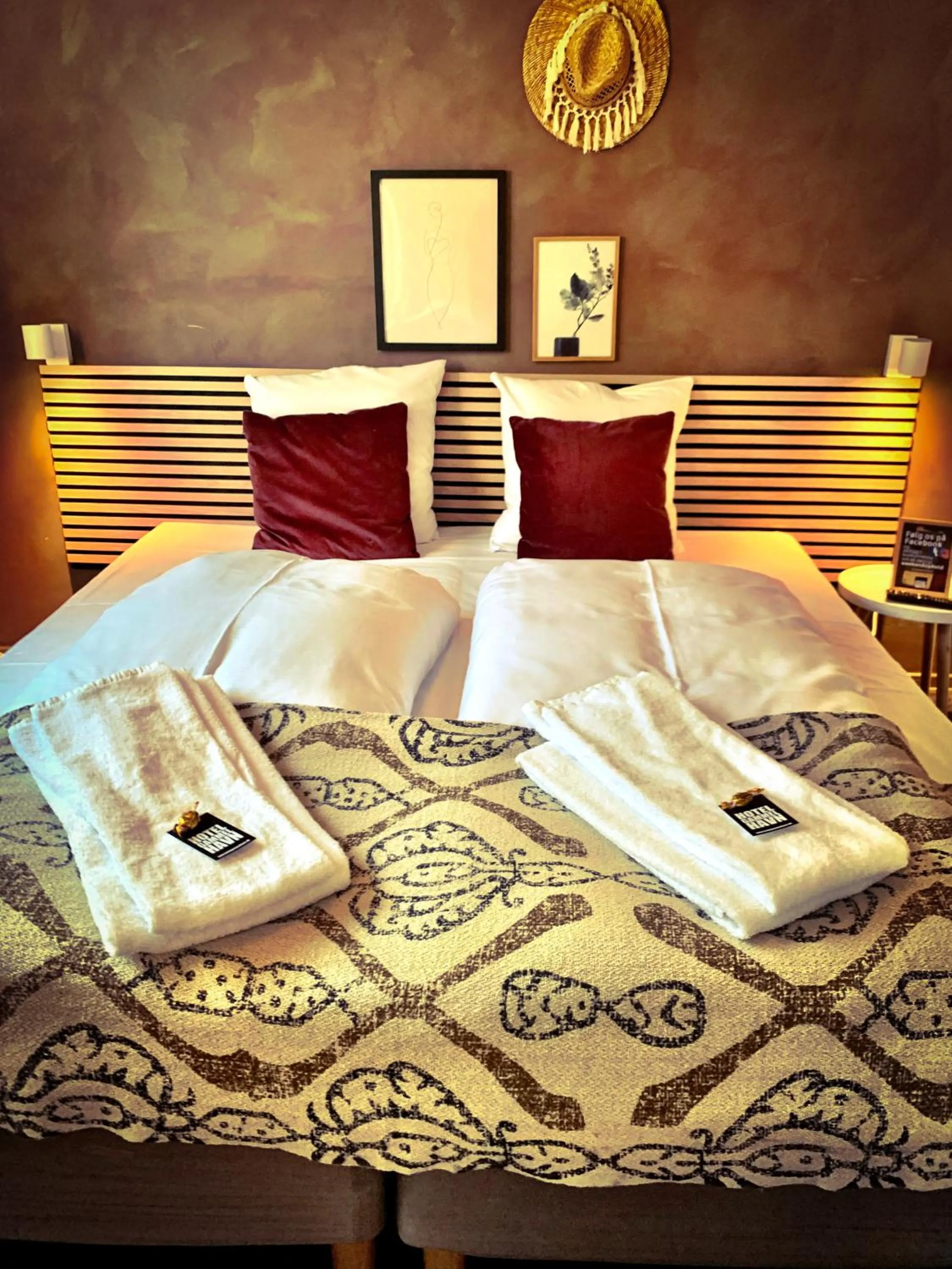 Bed in Hotel Gammel Havn