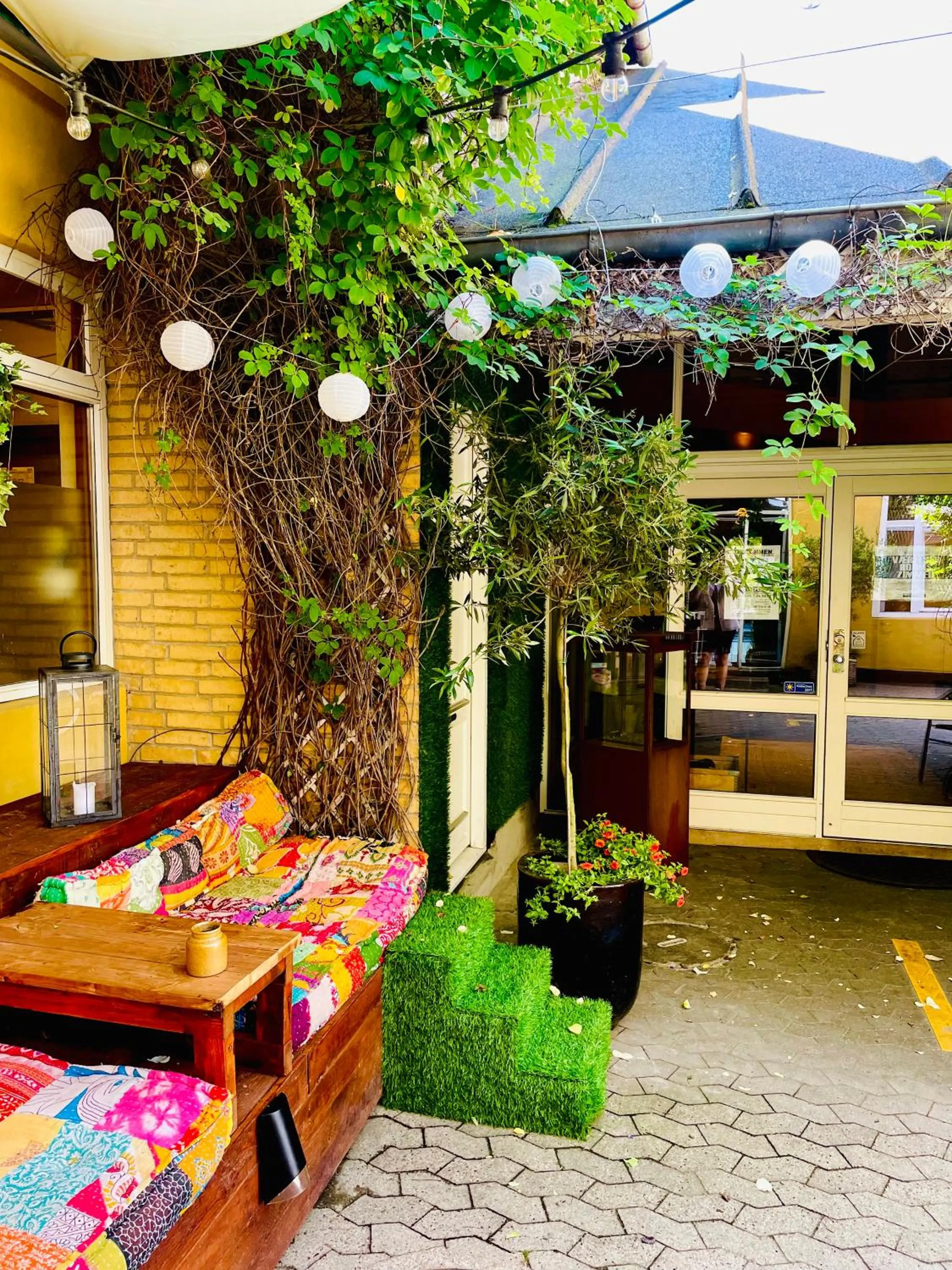 Patio in Hotel Gammel Havn