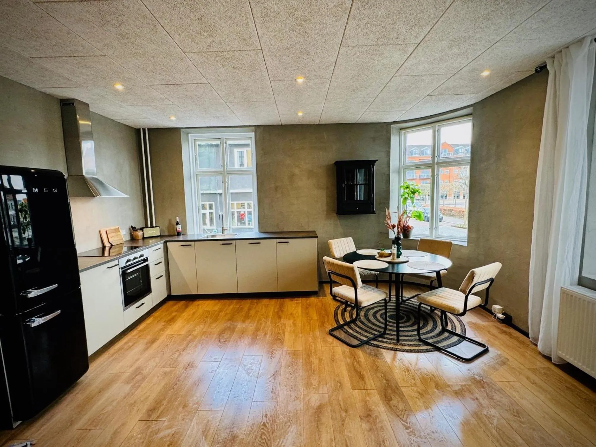 Kitchen or kitchenette in Hotel Gammel Havn