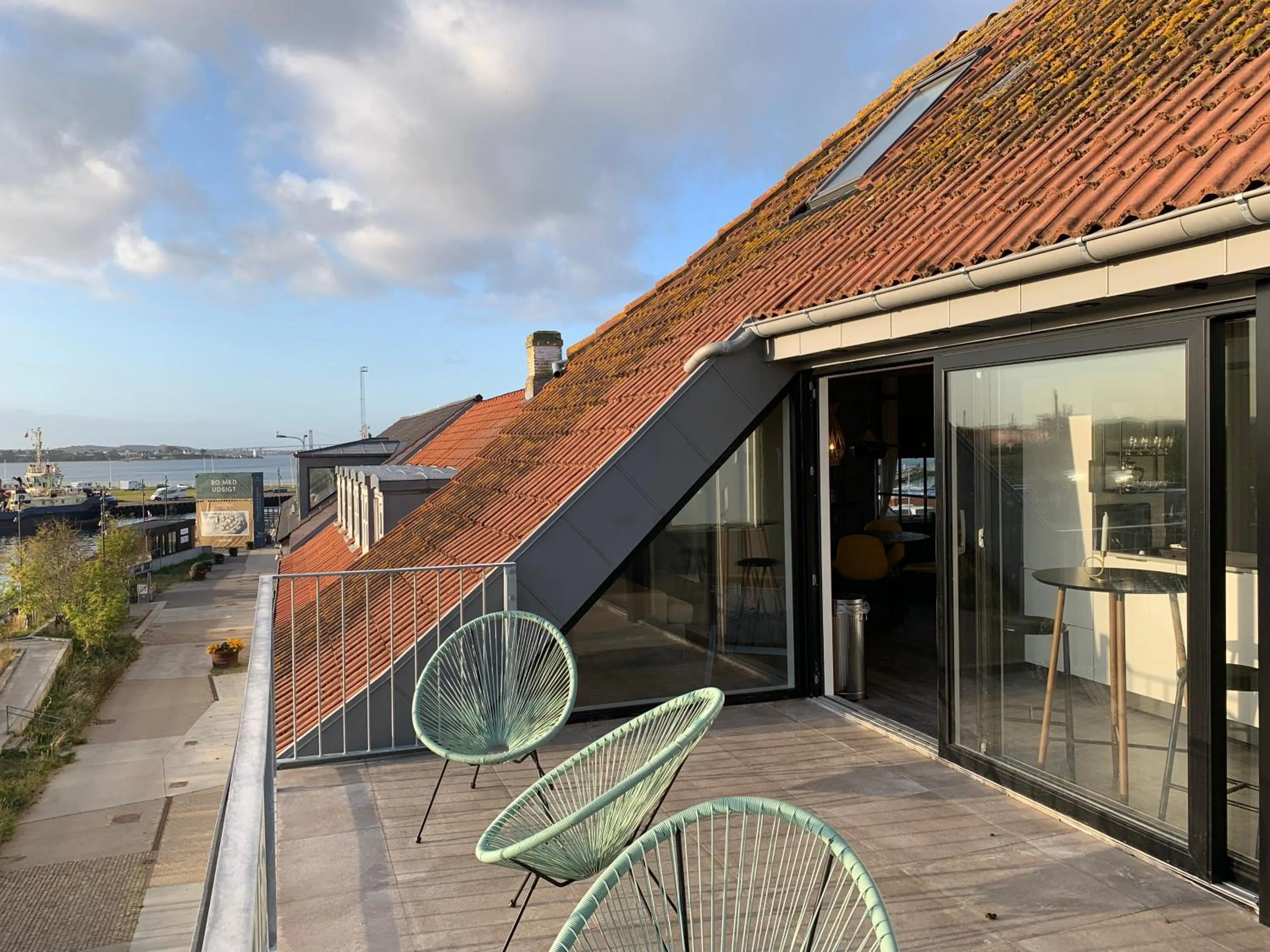 Balcony/Terrace in Hotel Gammel Havn