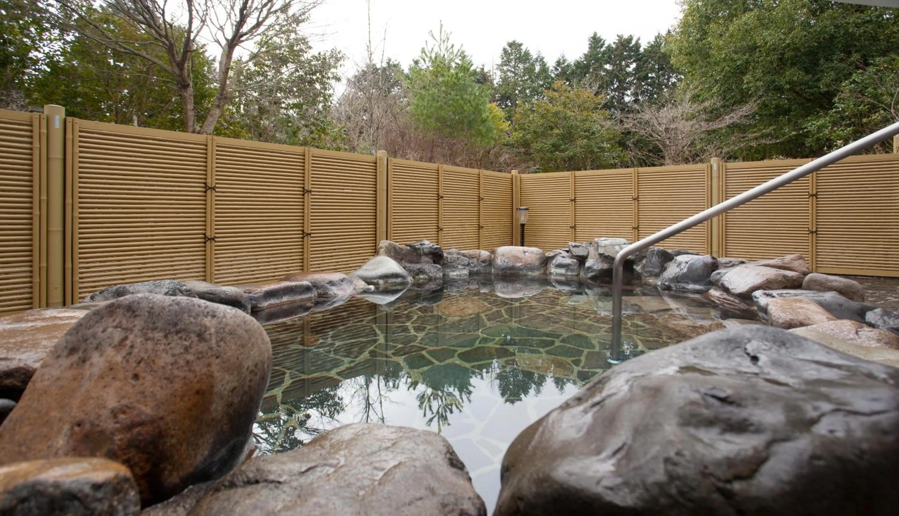 Open Air Bath in Forest Hotel Rochefort