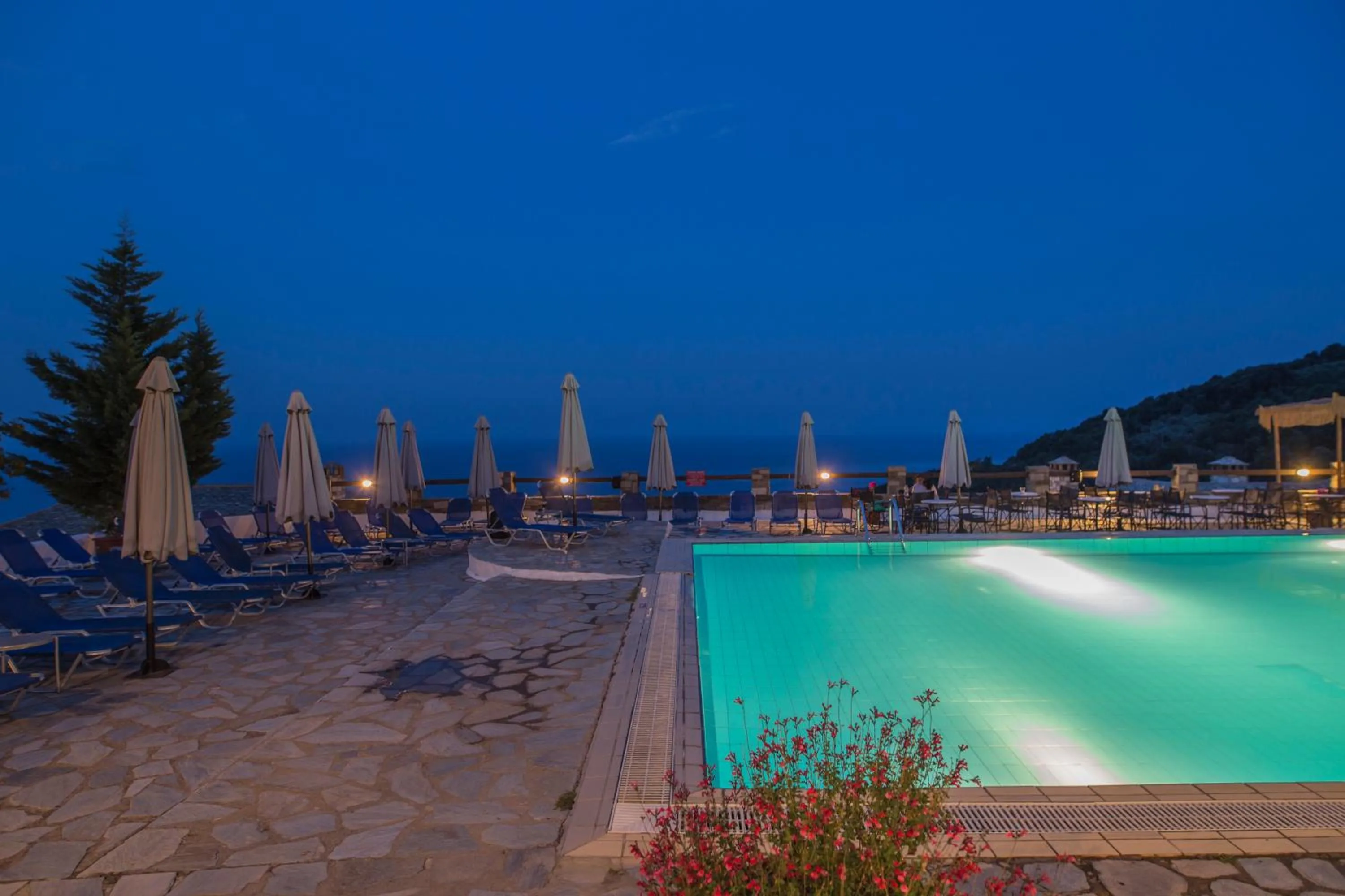 Night in Pilio Sea Horizon Hotel