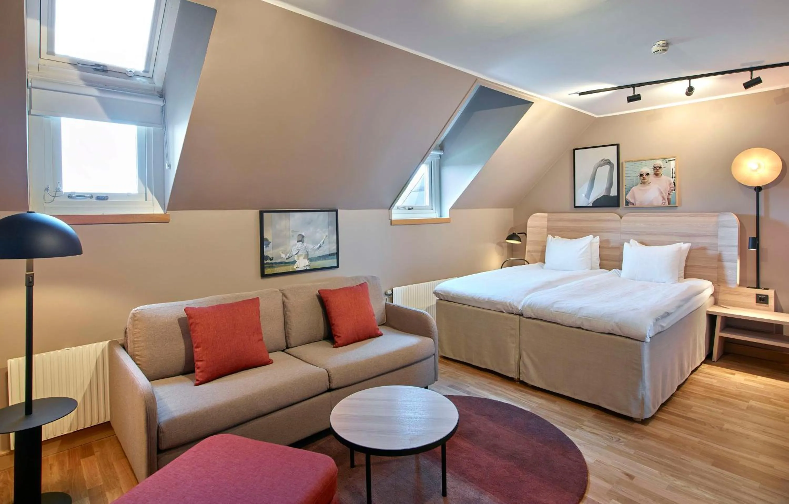 Bedroom, Bed in Scandic Strömmen