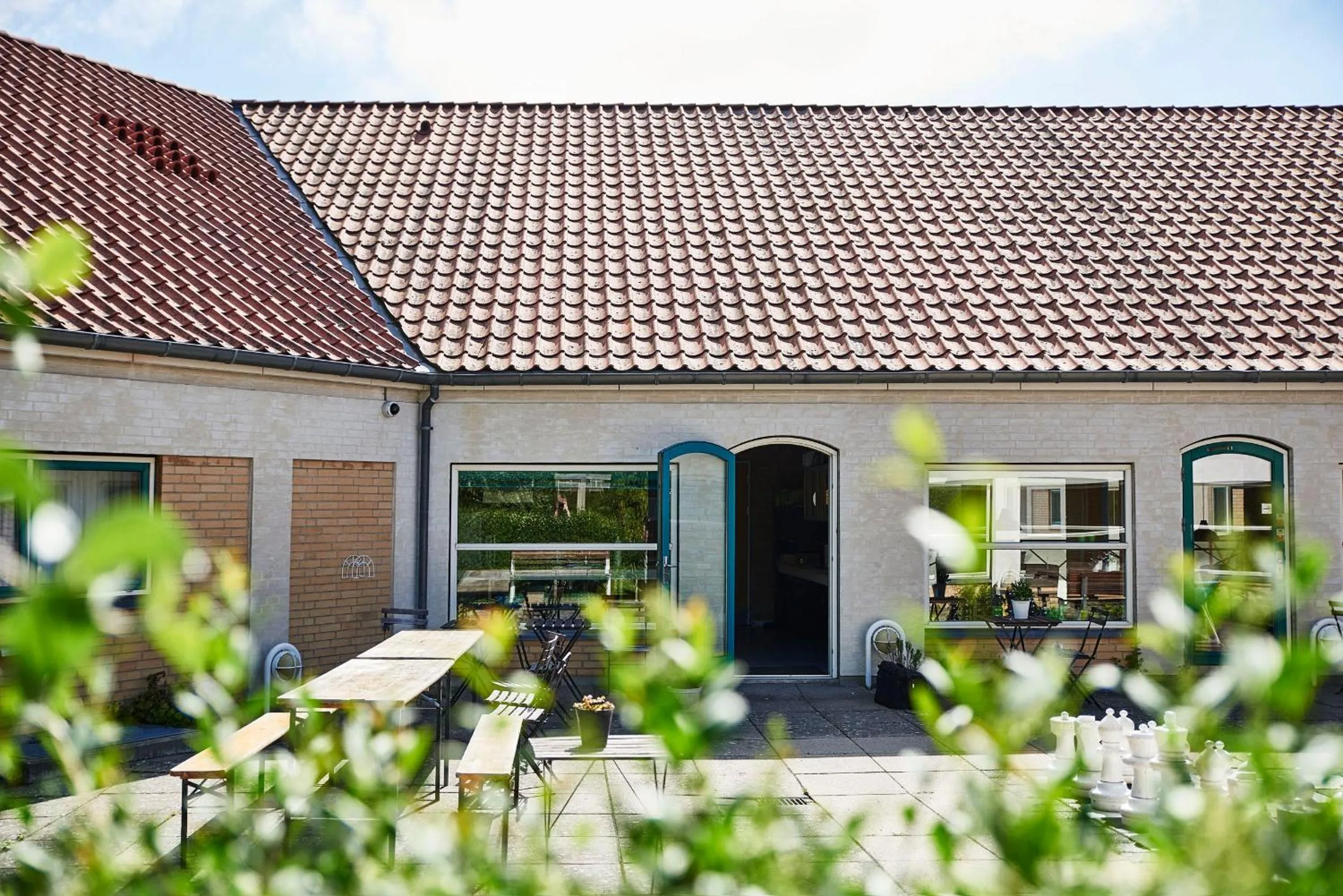 Facade/entrance in Danhostel Kalundborg