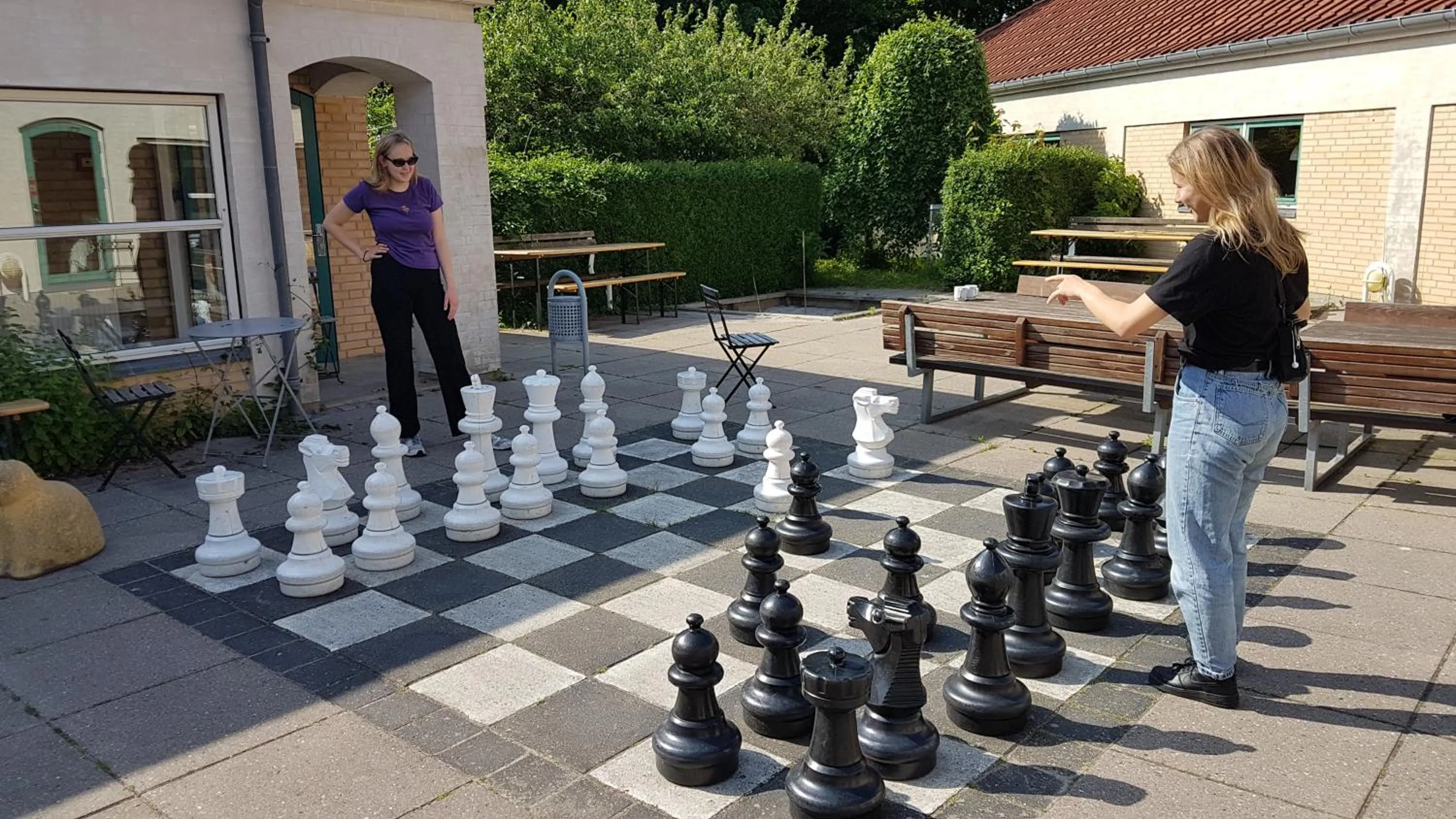 Patio in Danhostel Kalundborg