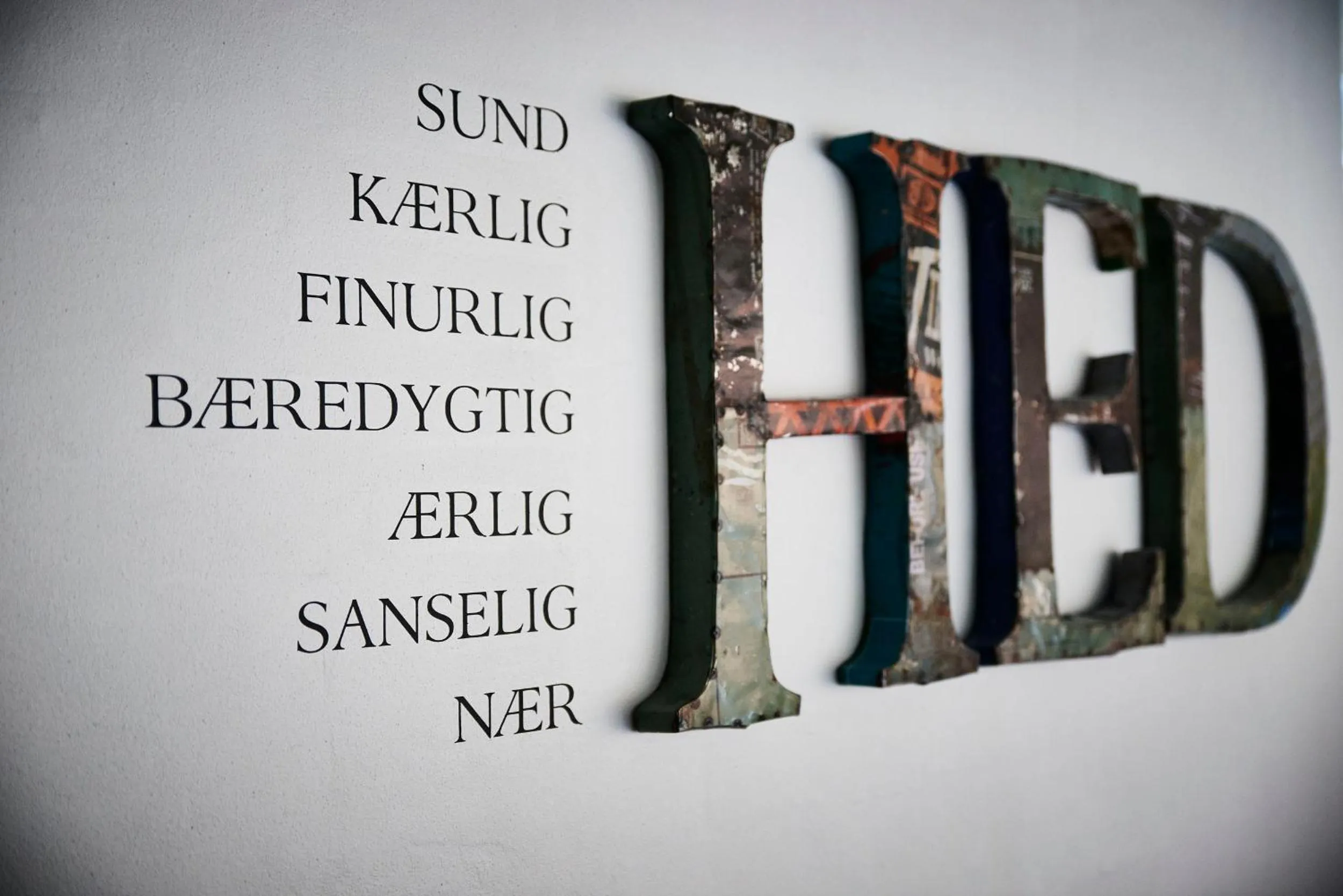 Decorative detail in Danhostel Kalundborg