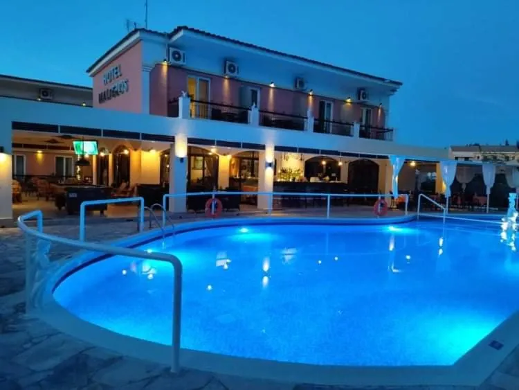 Sunset in Maltezos Hotel