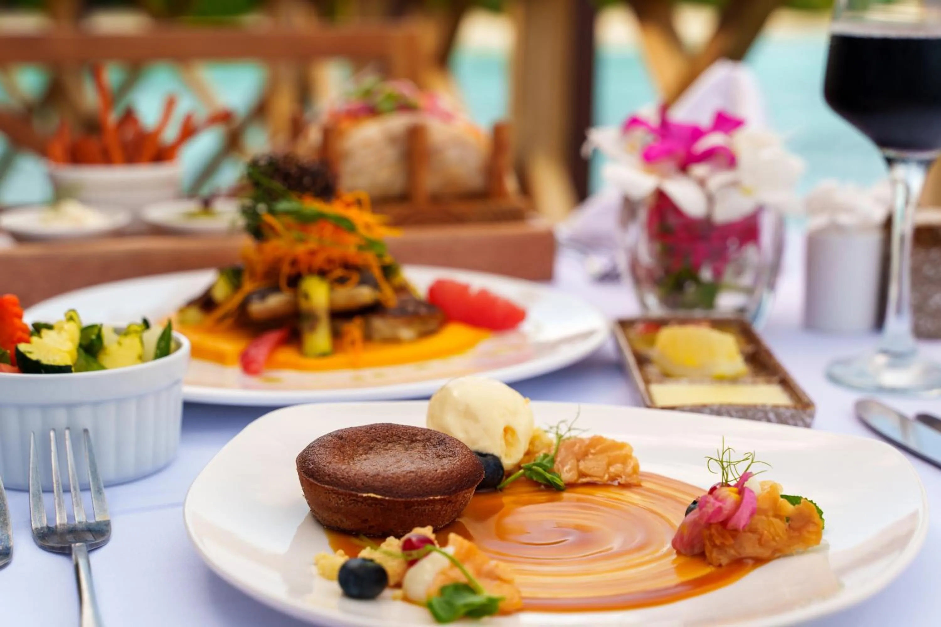 Food in Reethi Faru Resort