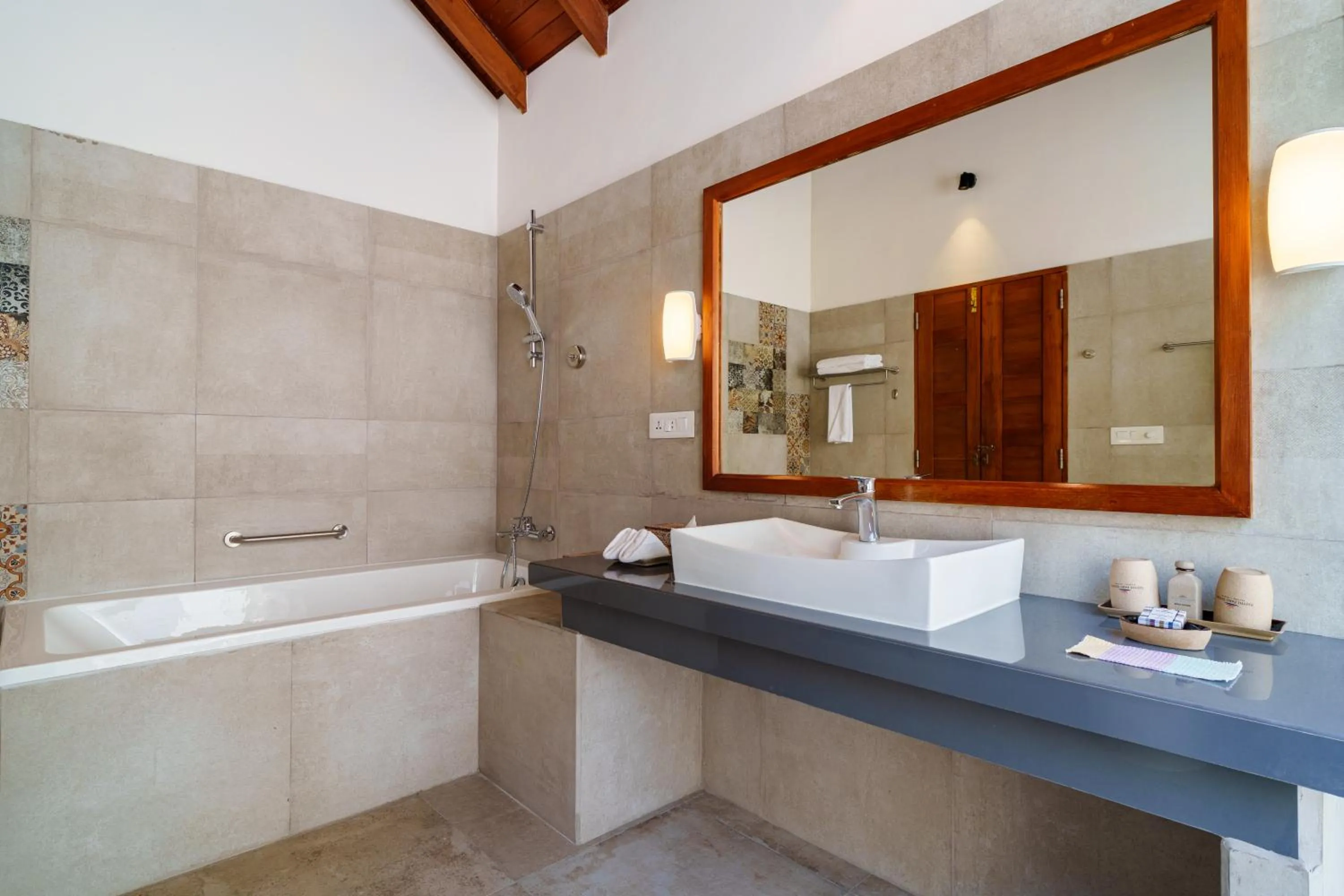 Bathroom in Reethi Faru Resort