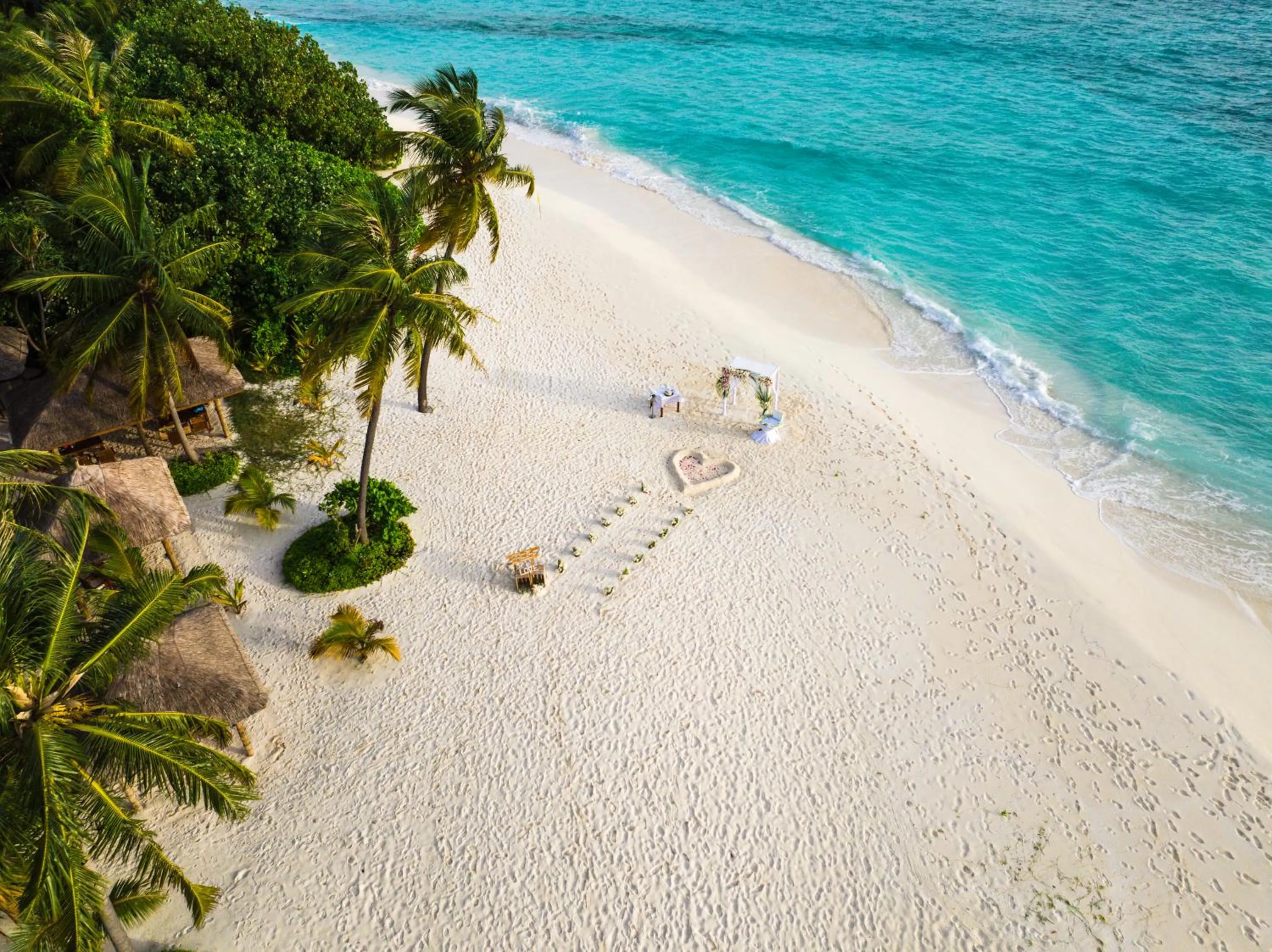 wedding in Reethi Faru Resort