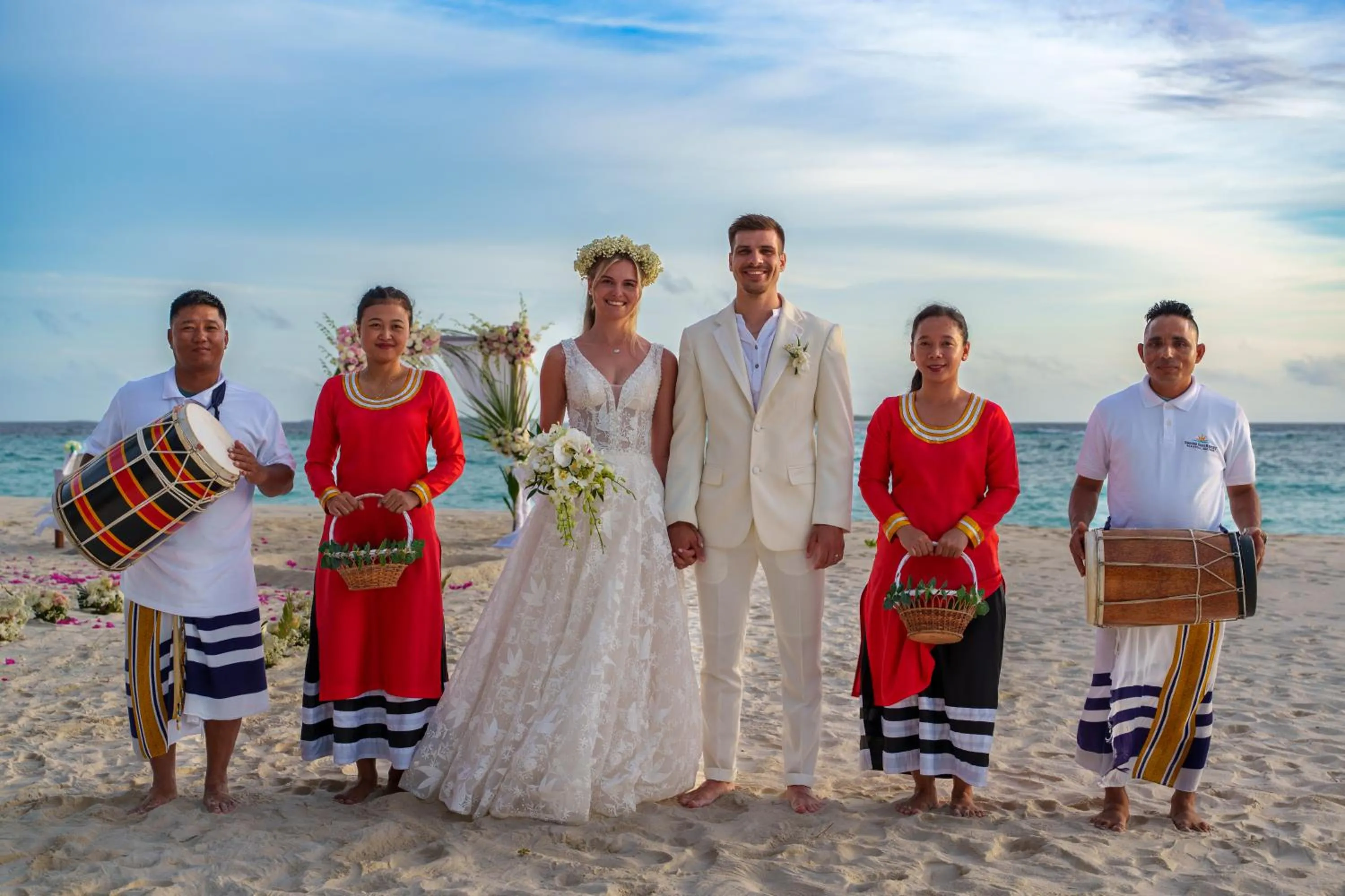 wedding in Reethi Faru Resort