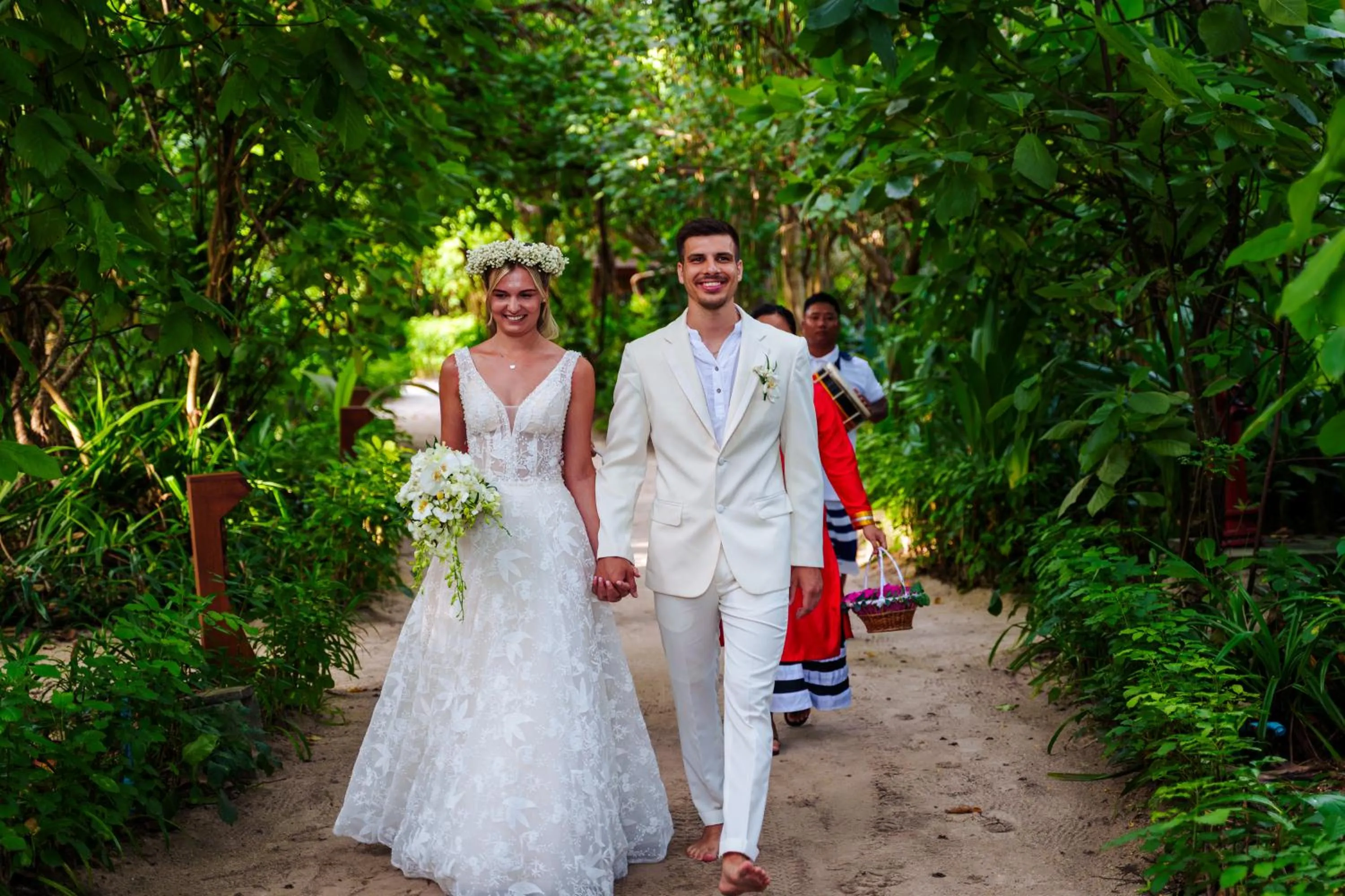 wedding in Reethi Faru Resort