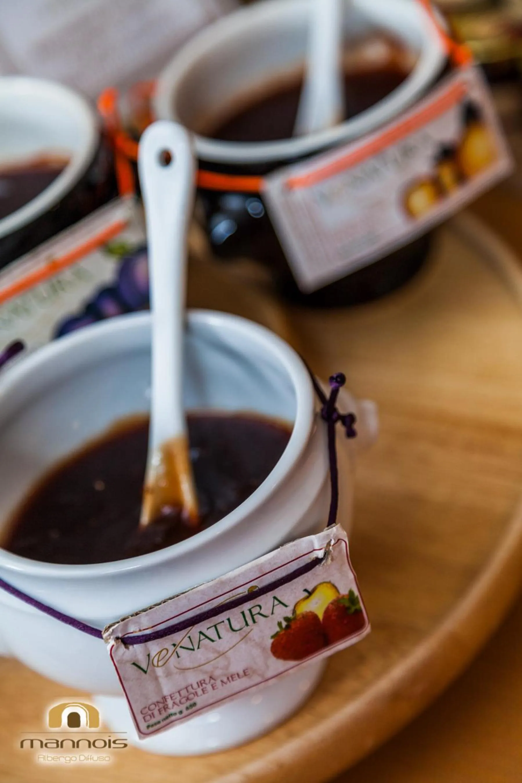 Buffet breakfast in Albergo Diffuso Mannois