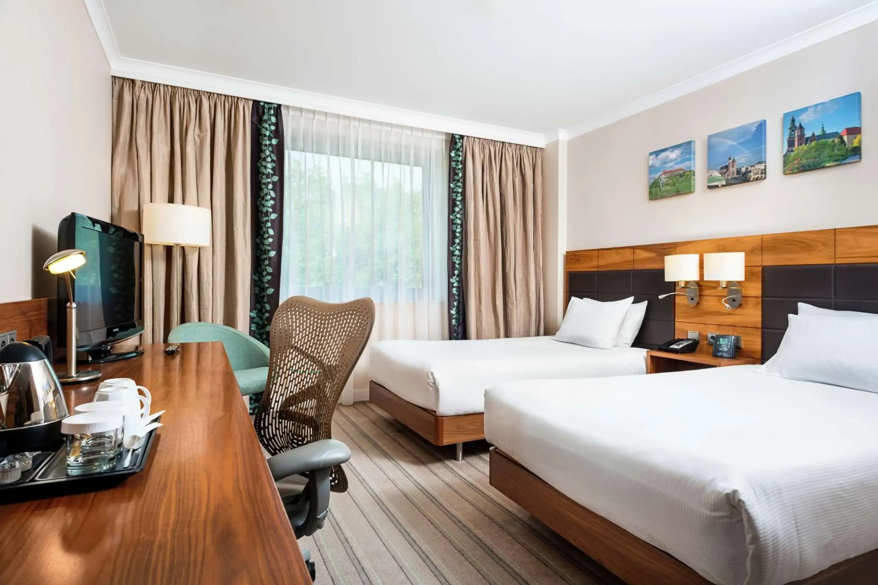 Twin Room in Hilton Garden Inn Krakow Twin Room in Hilton Garden Inn Krakow