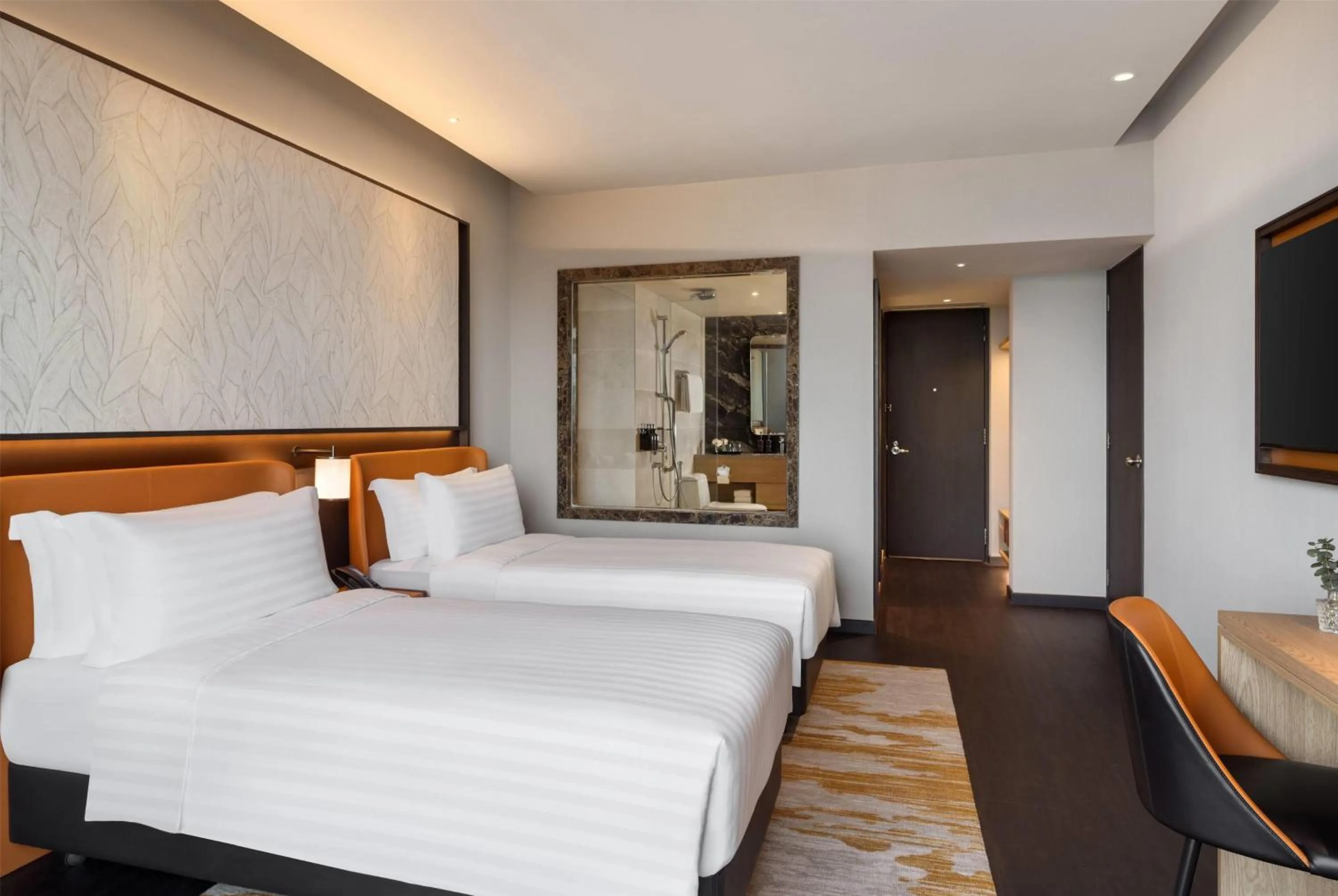 Photo of the whole room, Bed in Wyndham Singapore Hotel