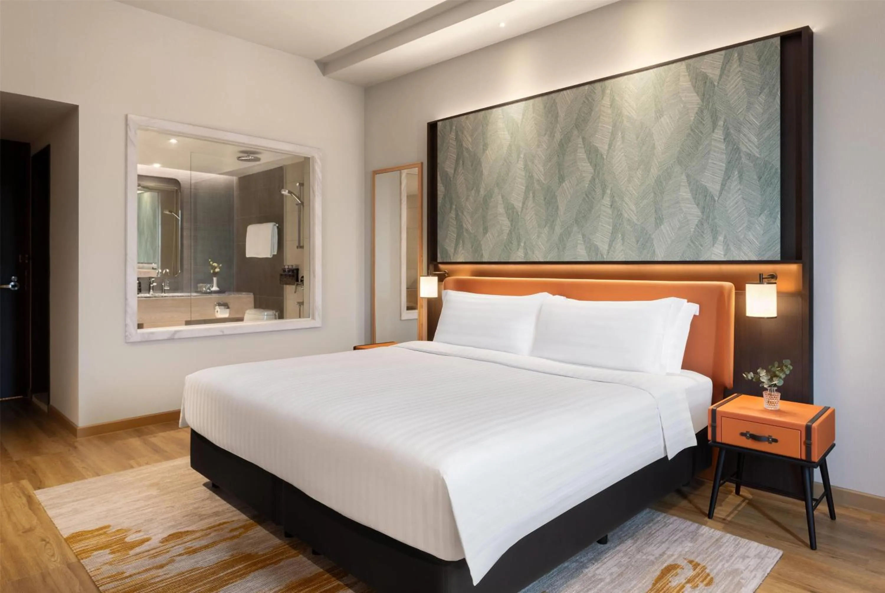 Photo of the whole room, Bed in Wyndham Singapore Hotel