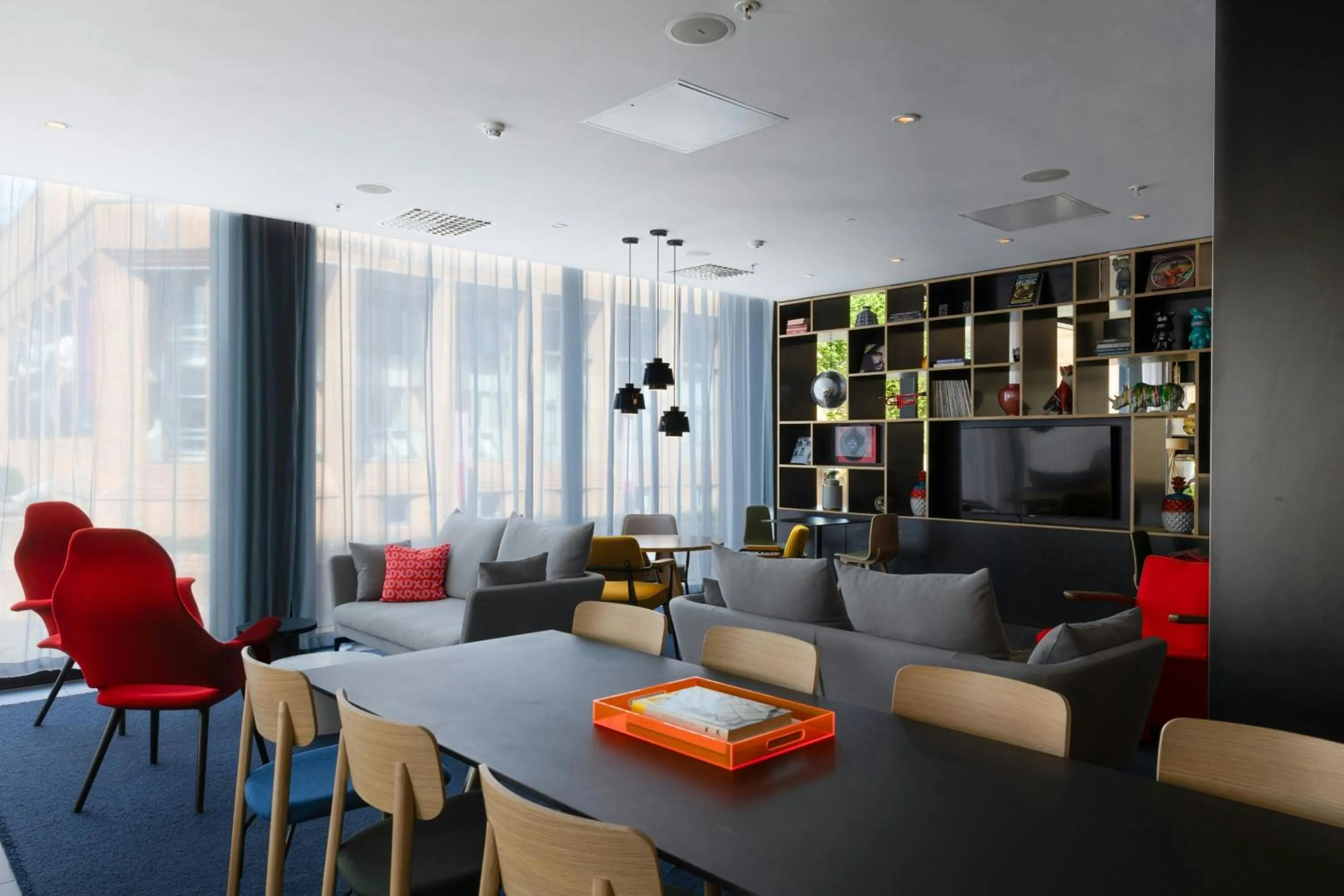 Lobby or reception in citizenM Glasgow