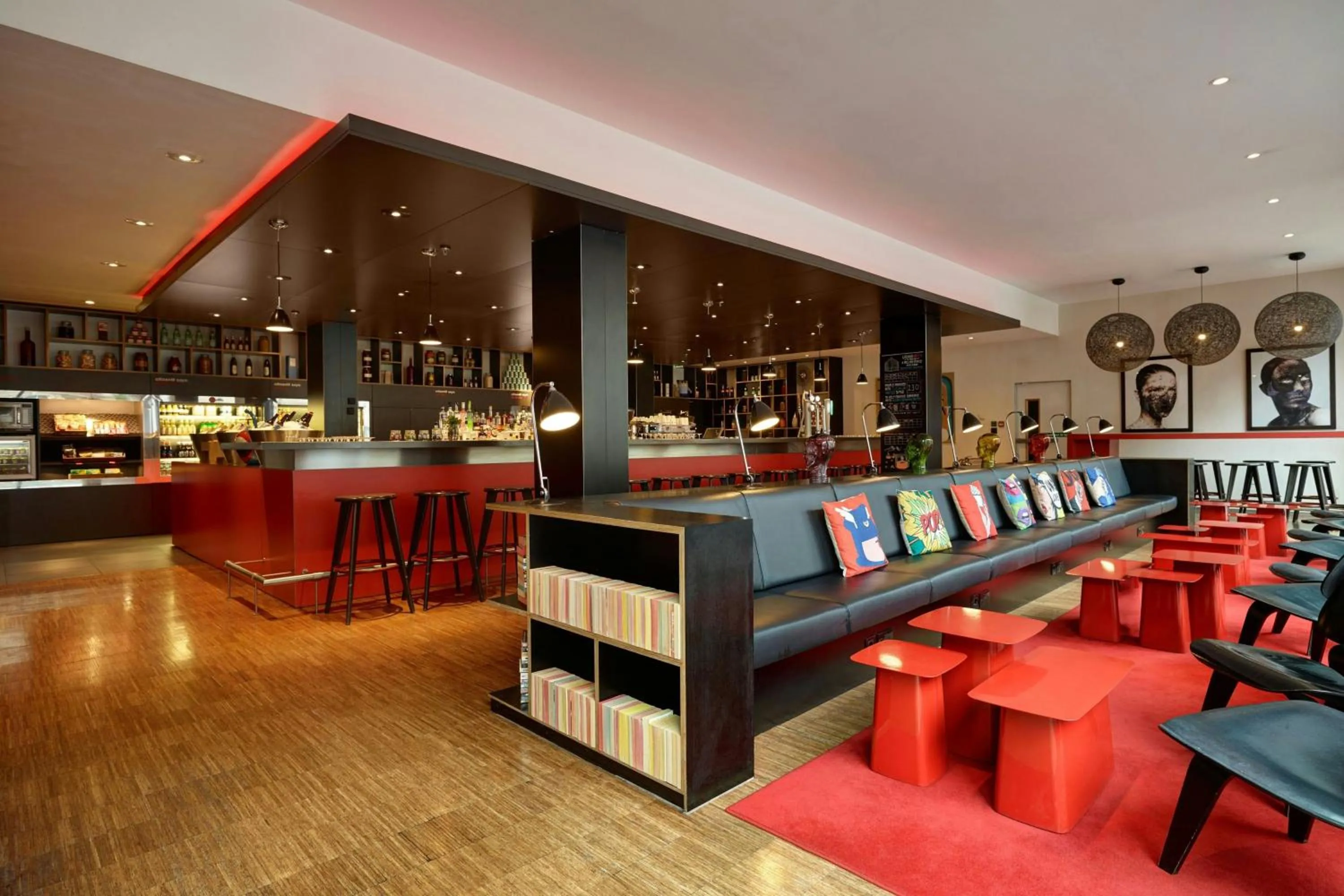 Lobby or reception in citizenM Glasgow
