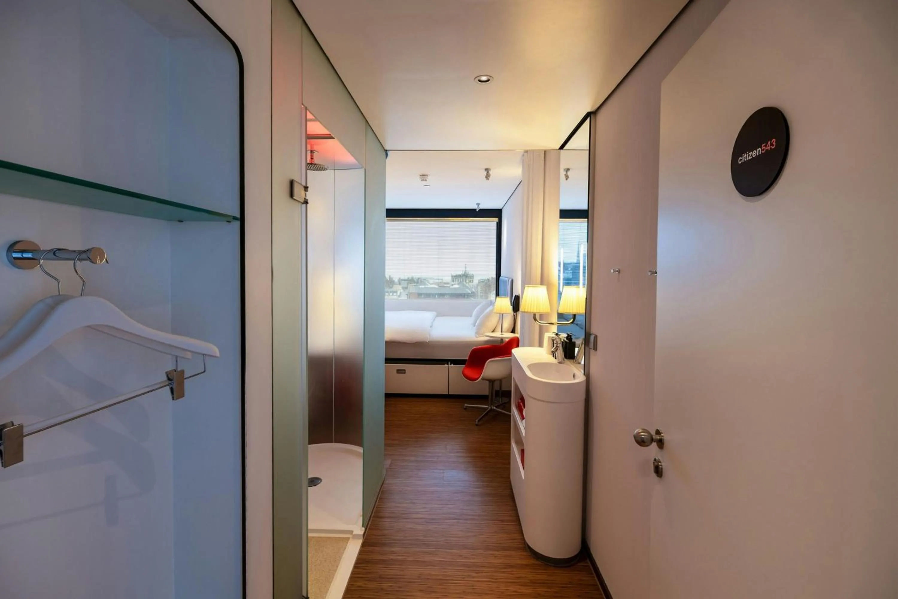 Bedroom, Bed in citizenM Glasgow