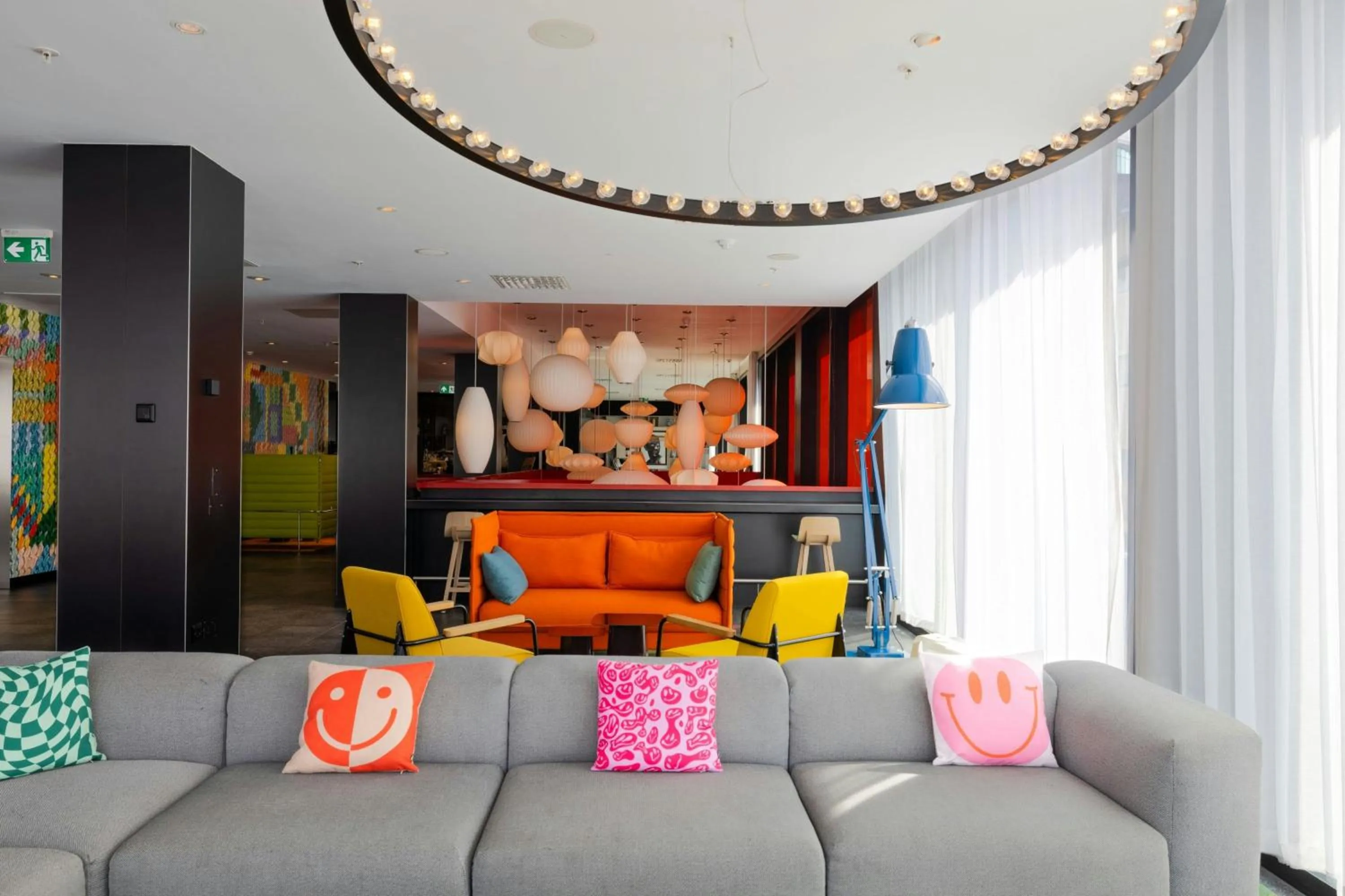 Lobby or reception in citizenM Glasgow